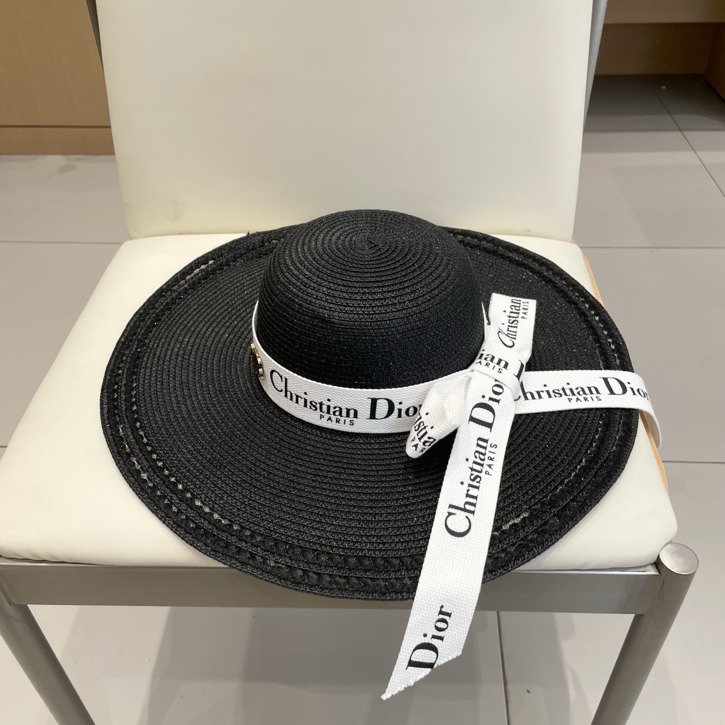  Dior迪奥新款大帽檐盆帽、沙滩草帽，头围57cm