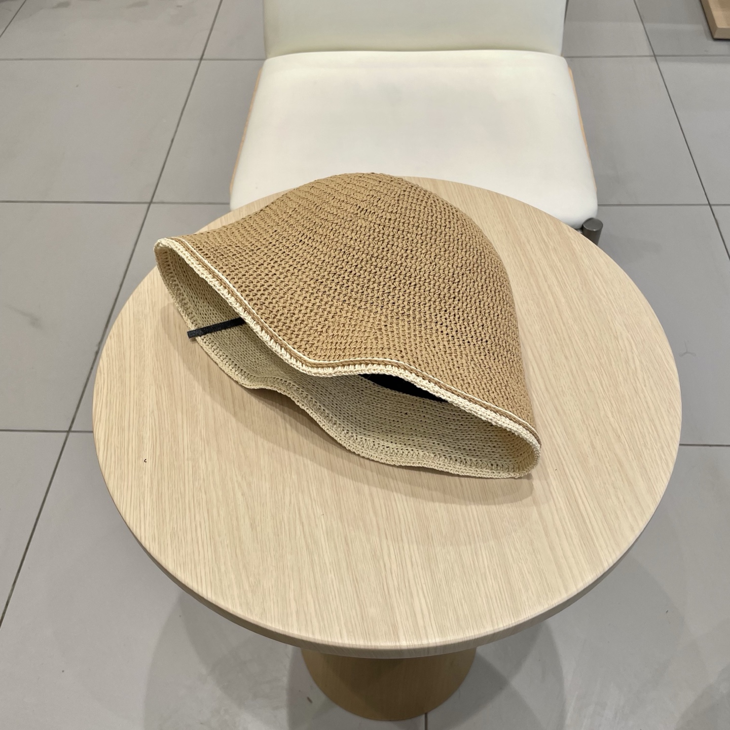   爱马仕Hermes手工编织盆帽遮阳防晒帽子女韩版镂空透气夏季可折叠显脸小渔夫帽