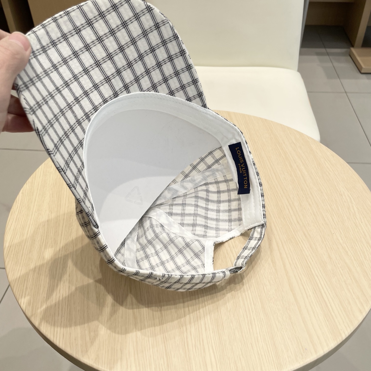  lv路易威登小格子字母刺绣棒球帽韩柏百搭藏青色休闲鸭舌帽2025春夏新款男女