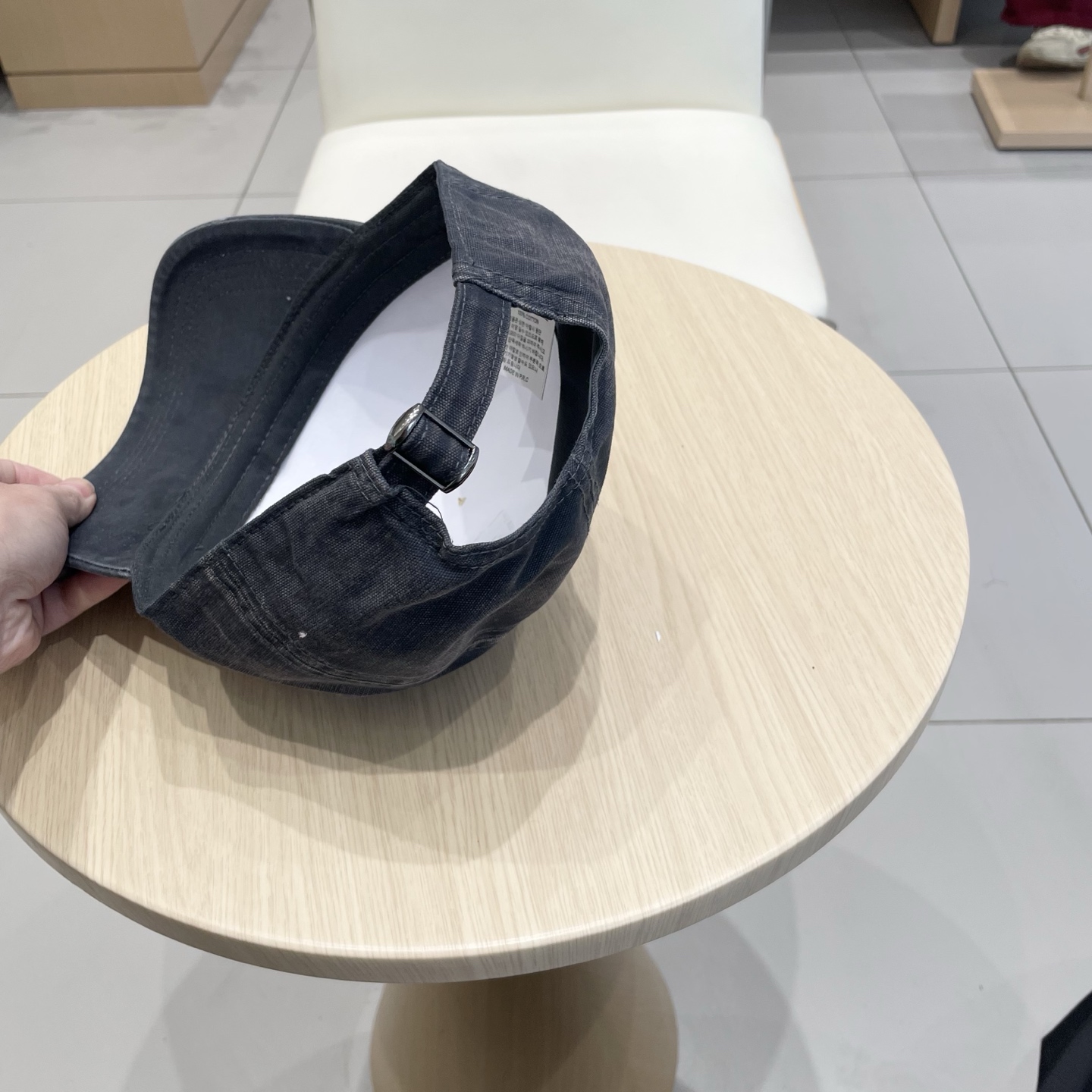  圣罗兰棒球帽女2025新款高品质磨毛破洞百搭水洗棉潮牌鸭舌帽显脸小