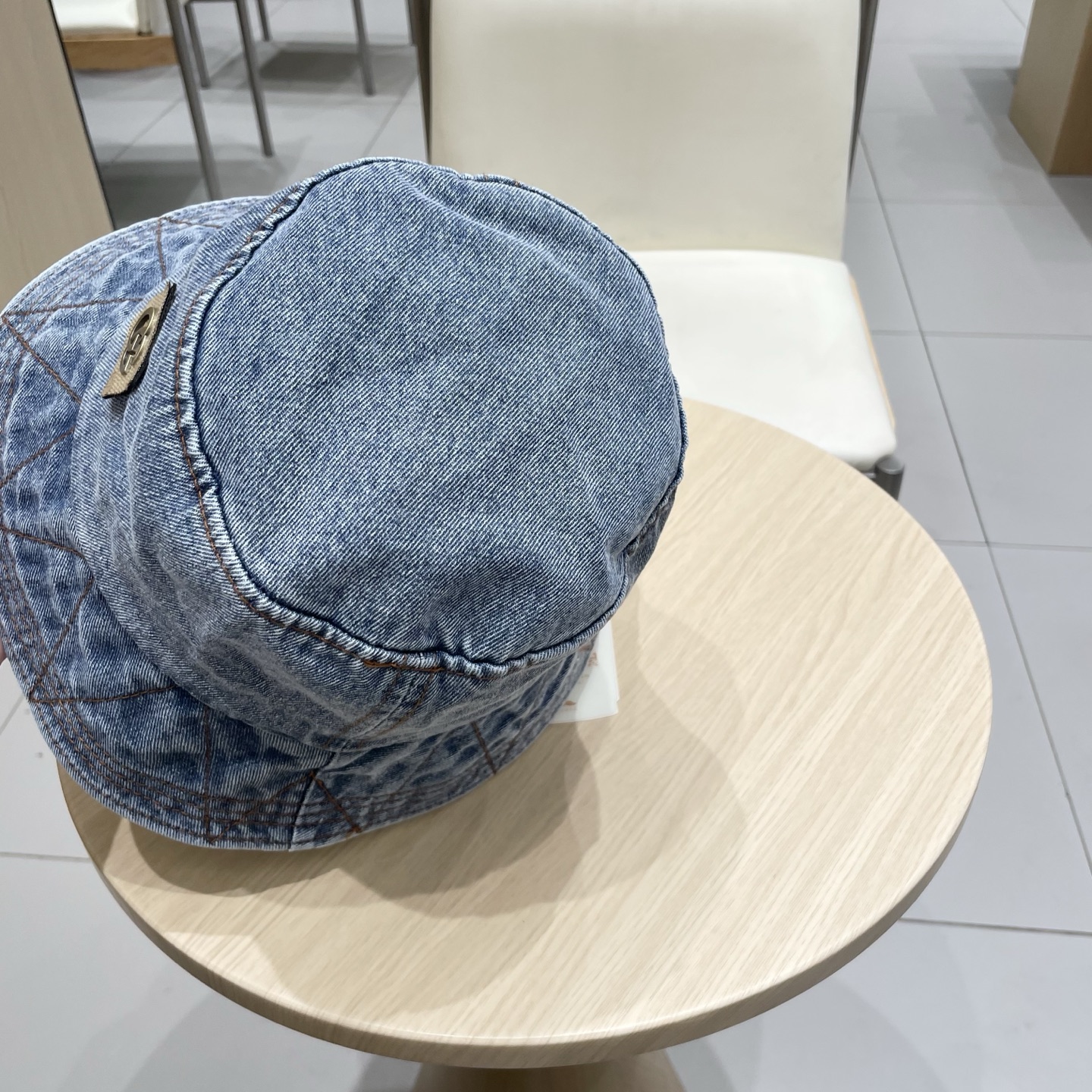  Gucci牛仔渔夫帽女春秋复古文艺水桶帽子显脸小百搭遮阳防晒素颜盆帽潮