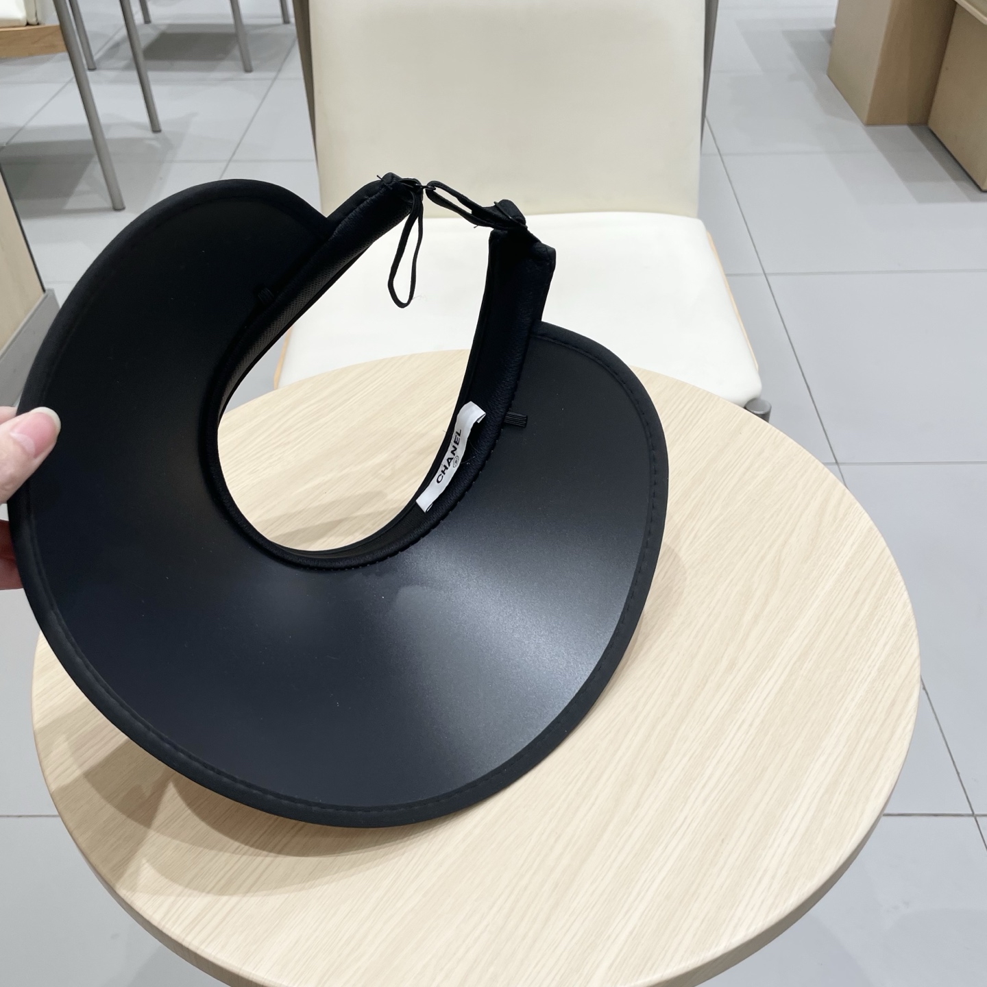  Chanel 遮阳帽子女夏季时尚宽帽檐防晒空顶帽韩版UV大檐防紫外线太阳帽潮