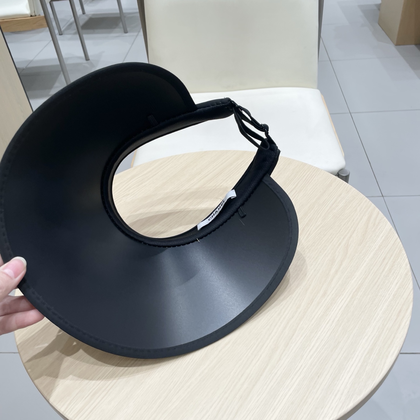  Chanel 遮阳帽子女夏季时尚宽帽檐防晒空顶帽韩版UV大檐防紫外线太阳帽潮