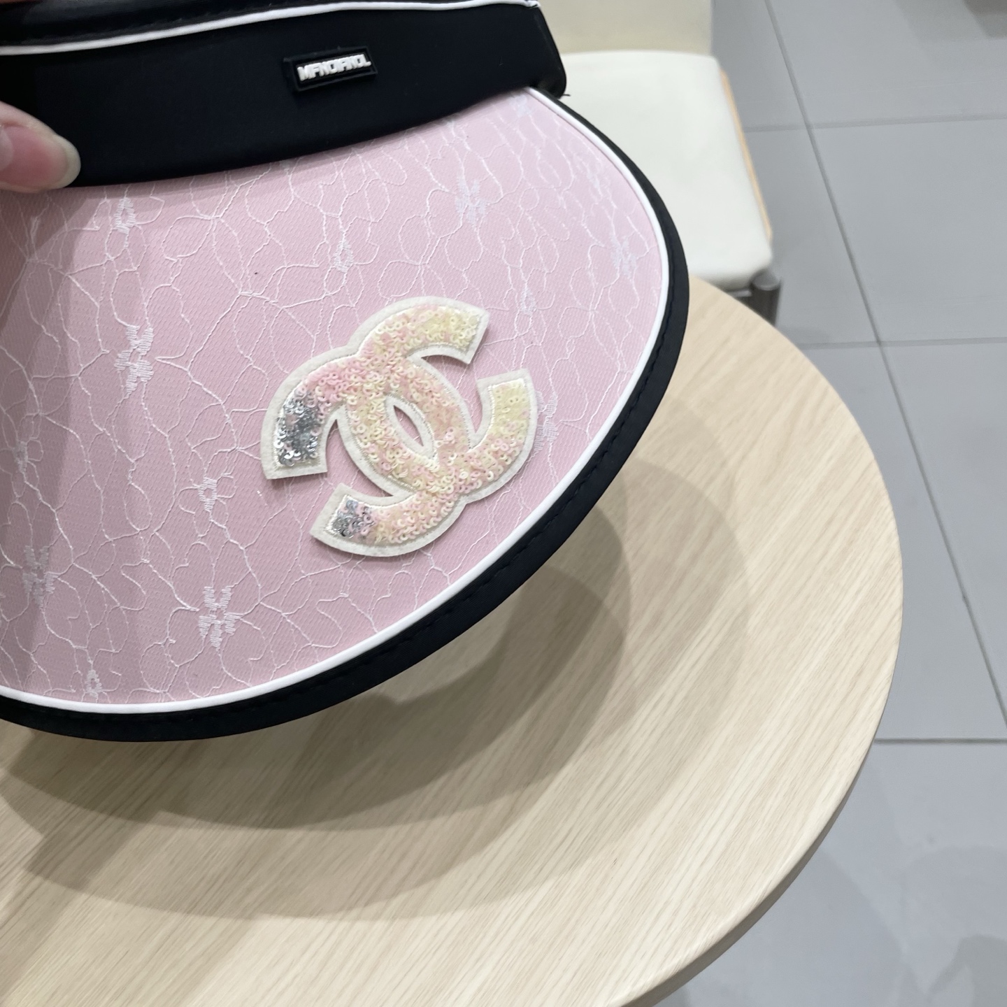  Chanel 遮阳帽子女夏季时尚宽帽檐防晒空顶帽韩版UV大檐防紫外线太阳帽潮