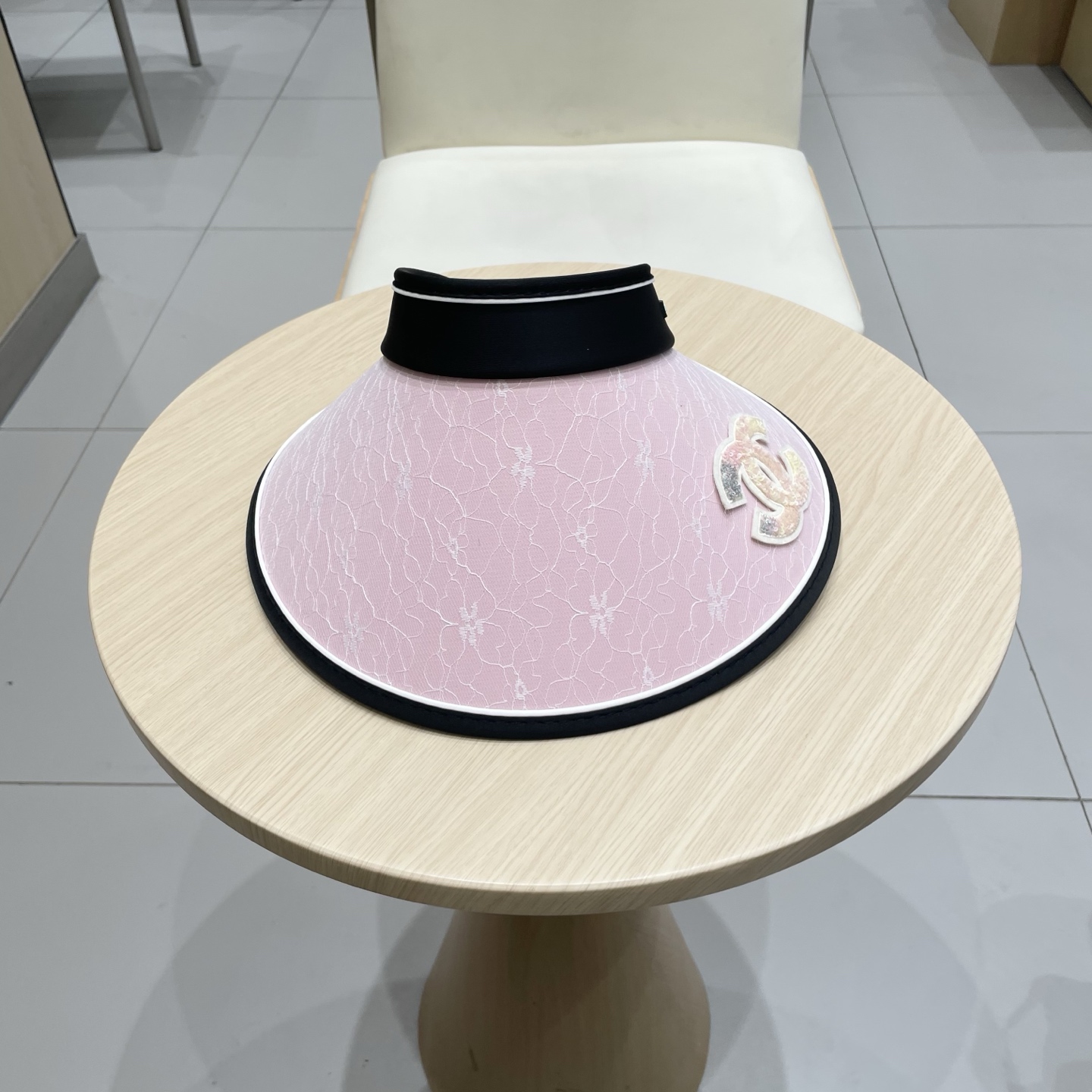  Chanel 遮阳帽子女夏季时尚宽帽檐防晒空顶帽韩版UV大檐防紫外线太阳帽潮