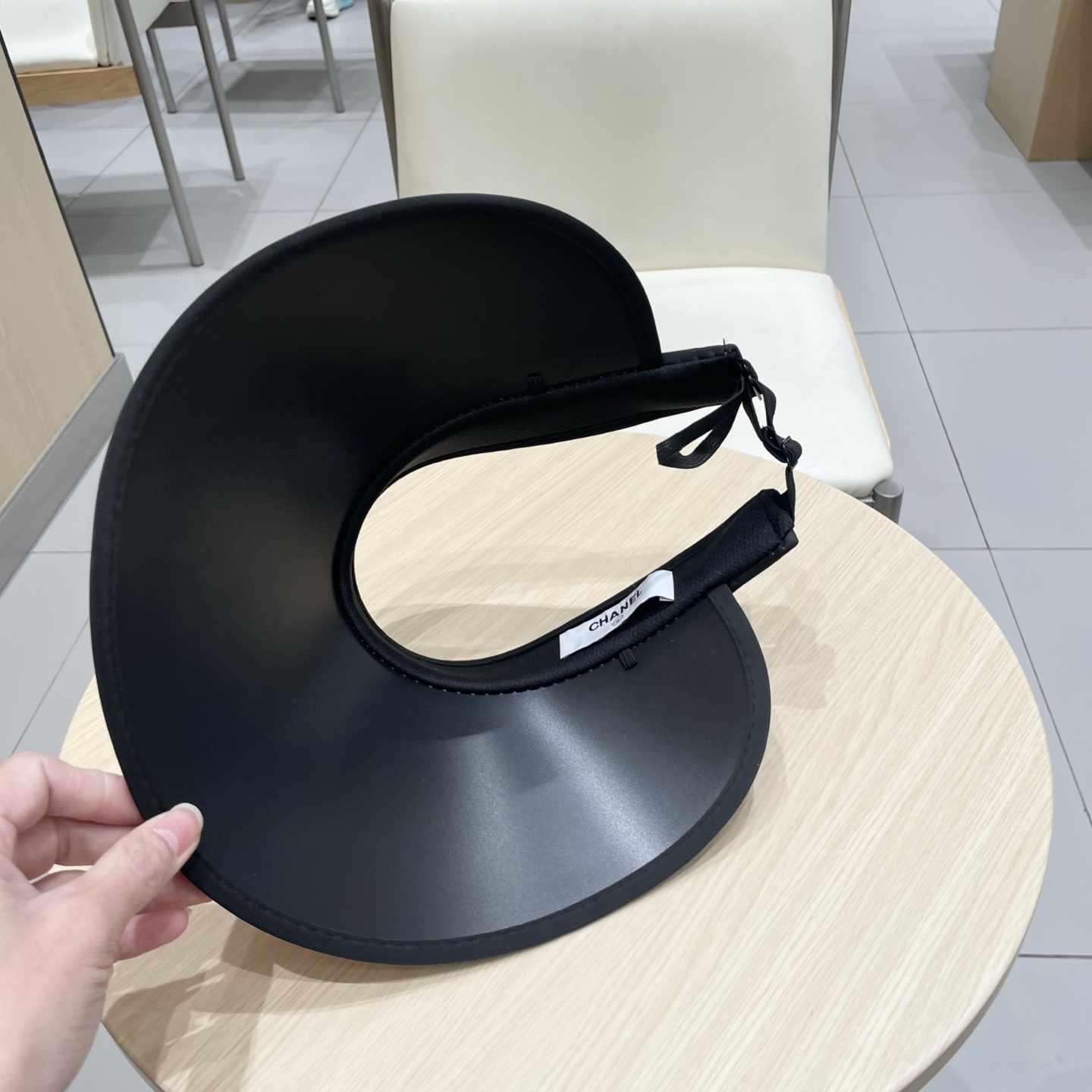  Chanel 遮阳帽子女夏季时尚宽帽檐防晒空顶帽韩版UV大檐防紫外线太阳帽潮