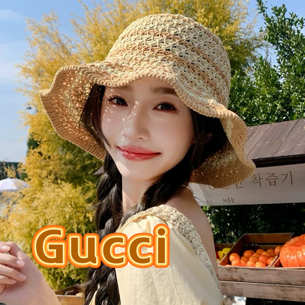 NO:226149,Gucci Japanese knitted curly hollow fisherman hat for women spring and summer 2025 new breathable sun protection hat basin hat hat straw hat fisherman hat baseball hat, hat, gucci, espadrilles, hats19860909Gucci古奇日系针织卷边镂空渔夫帽子女春夏季2025新款透气遮阳防晒帽子盆帽帽子草帽渔夫帽棒球帽,帽子,gucci,espadrilles,hats,hat