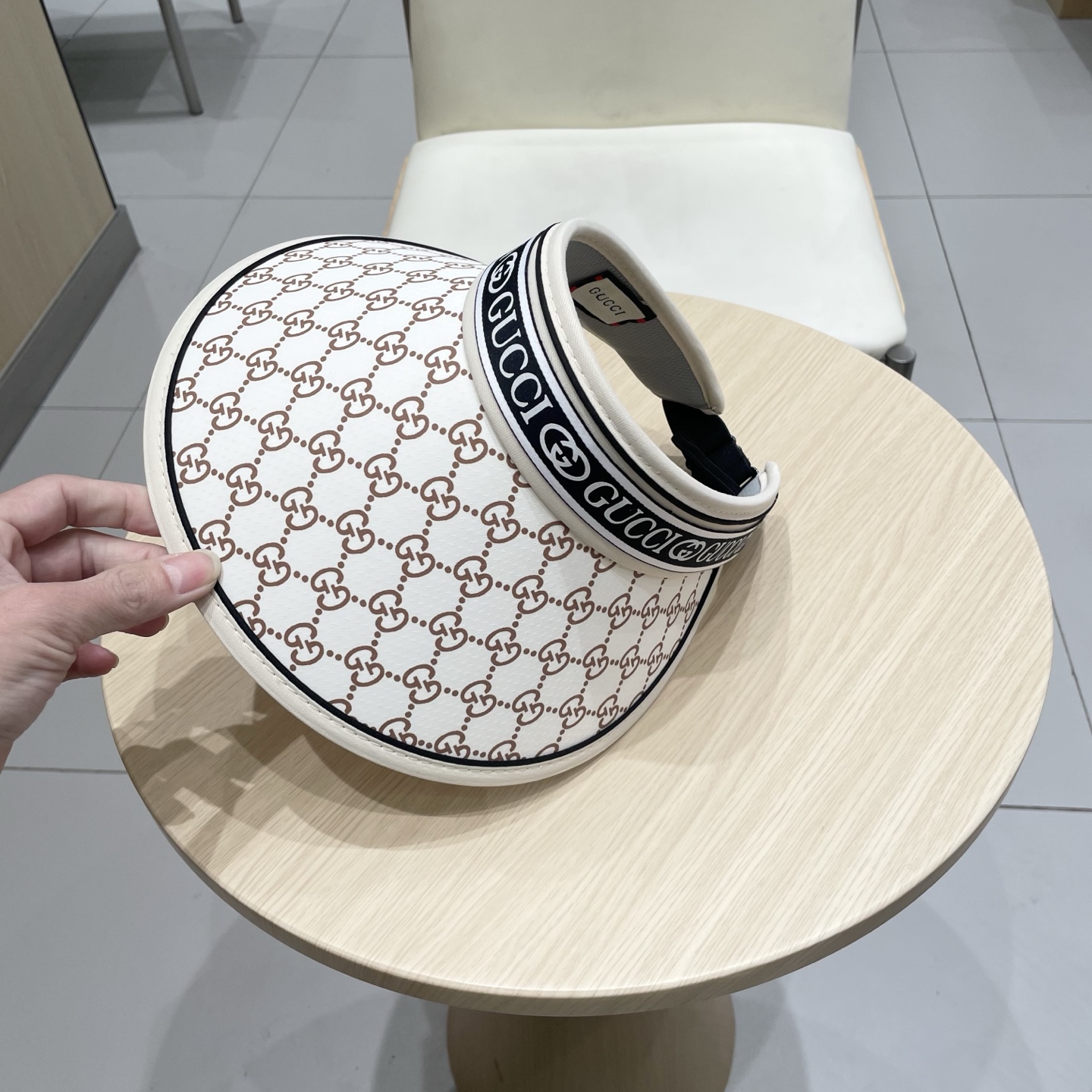   古奇GUCCI爆款专柜同步专柜款遮阳帽空顶帽，超方便！好搭！出街必备