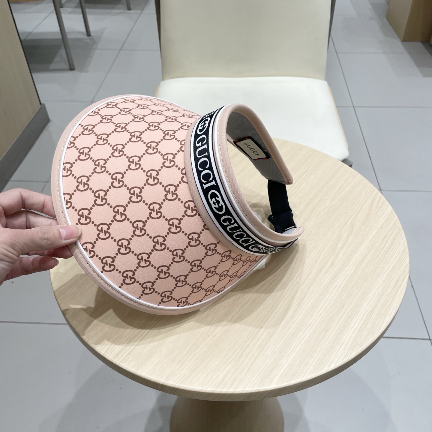   古奇GUCCI爆款专柜同步专柜款遮阳帽空顶帽，超方便！好搭！出街必备