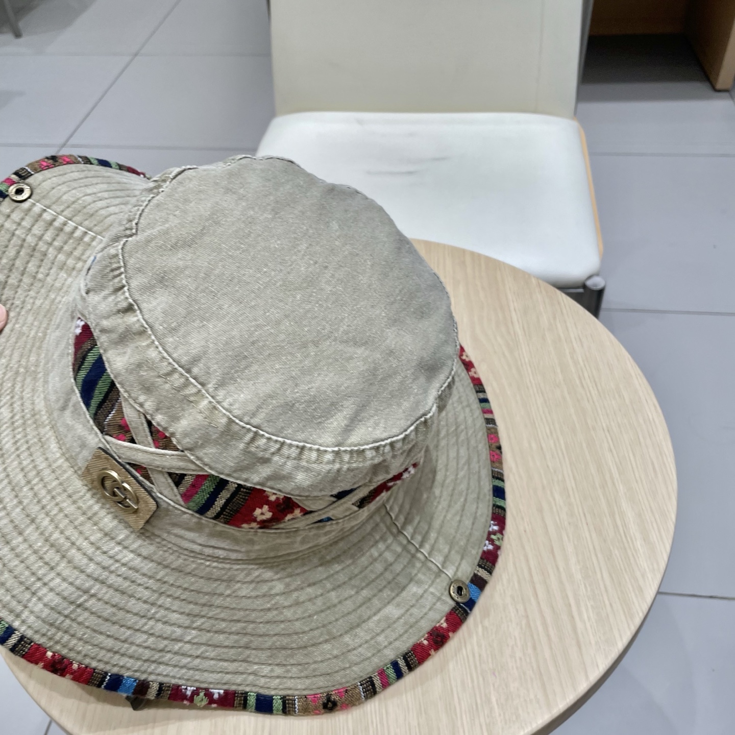 Gucci古奇民族风男女同款遮阳渔夫帽户外百搭西藏云南旅游登山防晒西部牛仔帽子