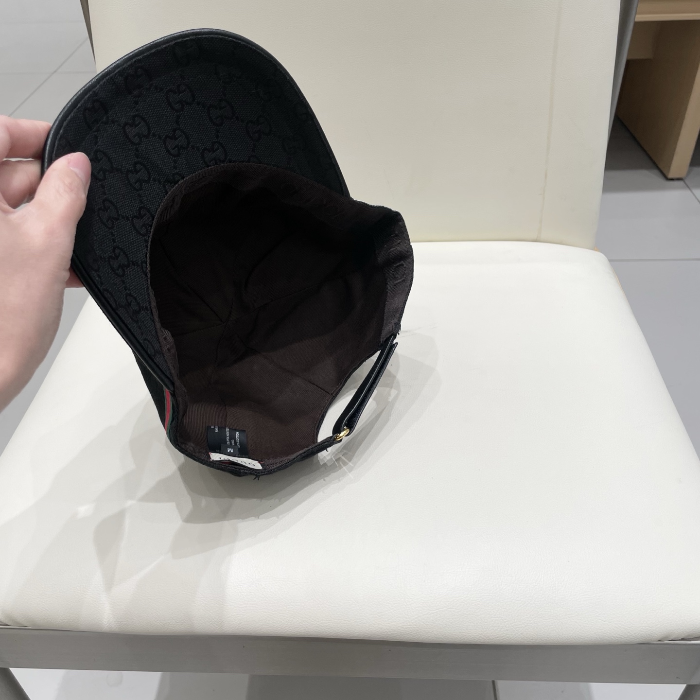 万年经典款新色出，Gucci(古奇)经典原单棒球帽😍😍专柜1:1开模订制，最高版本，原版帆布料+头层牛皮