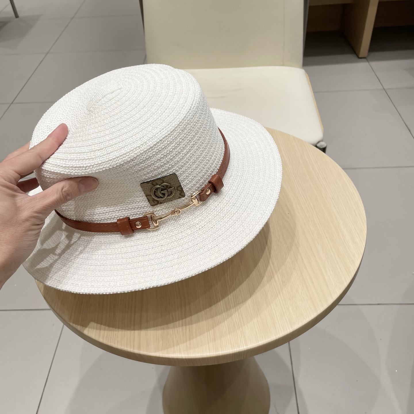     Gucci古奇2025新款草帽，名媛风遮阳帽，，旅游出街必备