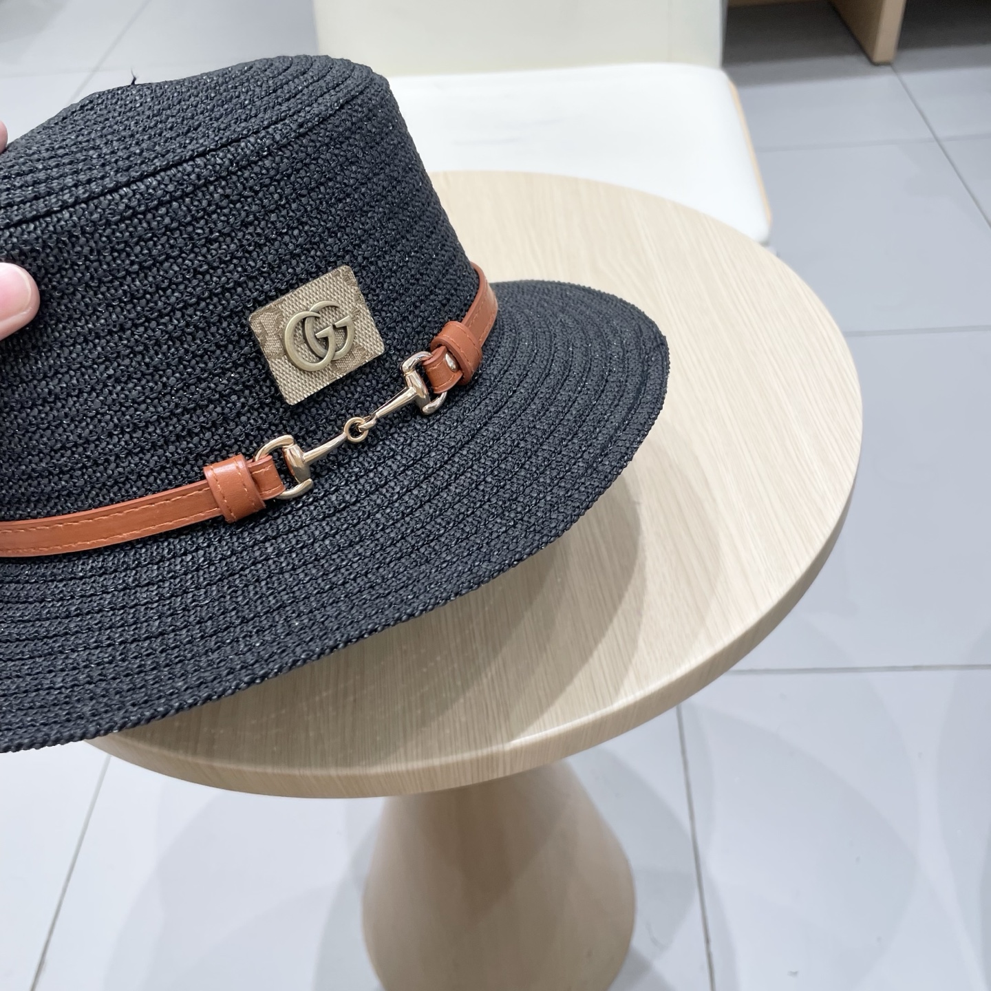     Gucci古奇2025新款草帽，名媛风遮阳帽，，旅游出街必备