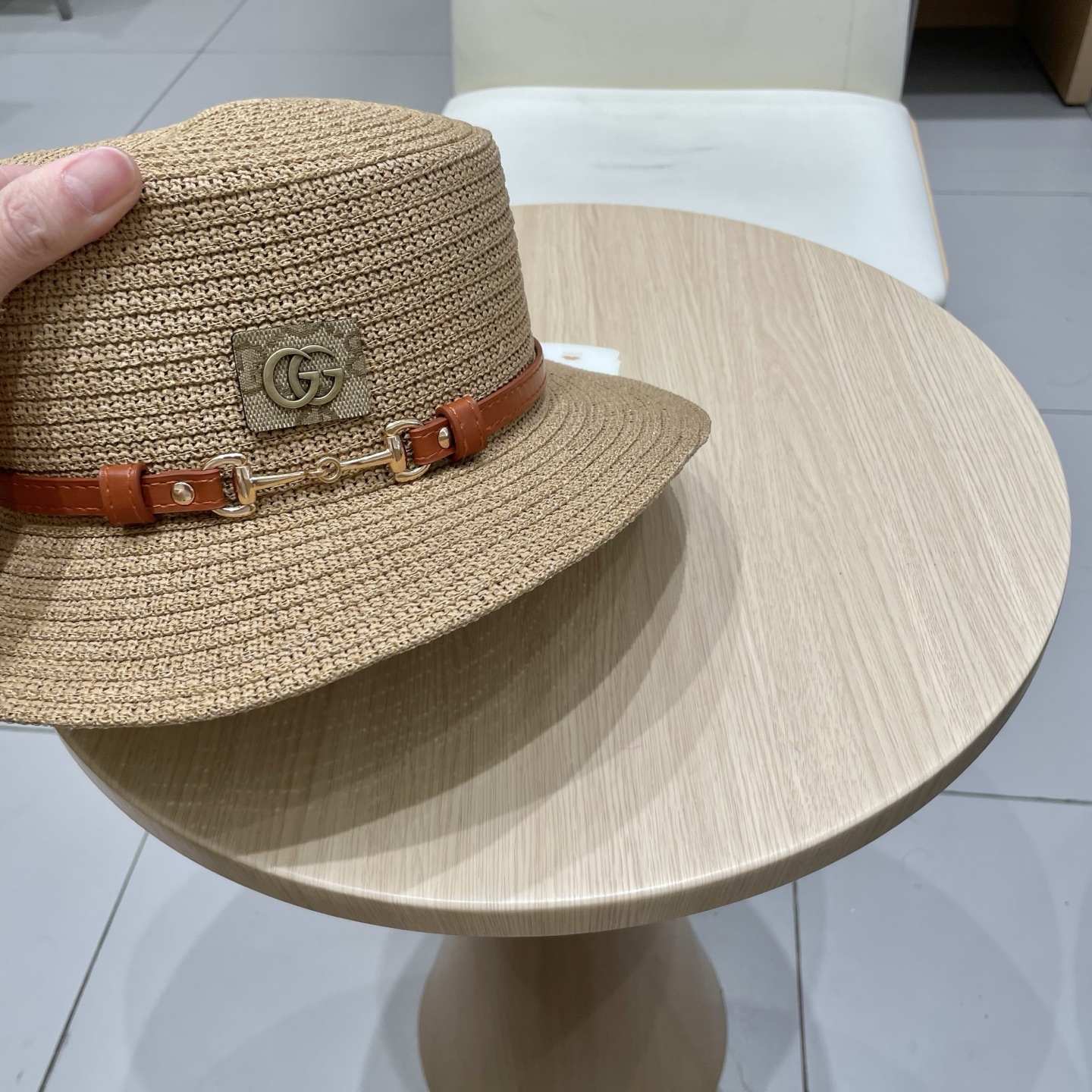     Gucci古奇2025新款草帽，名媛风遮阳帽，，旅游出街必备