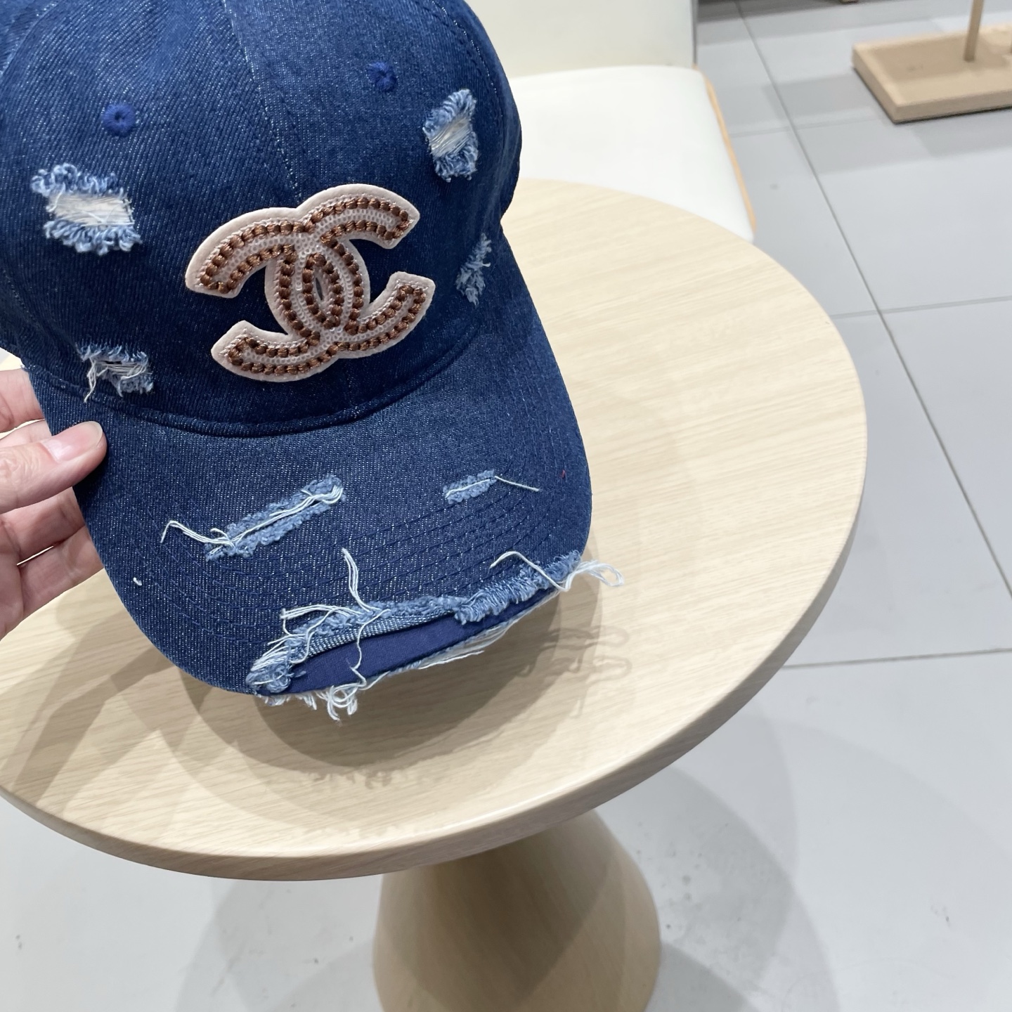 香奈儿CHANEL 新品牛仔棒球帽，小香经典简约，时尚休闲设计 跑量新品