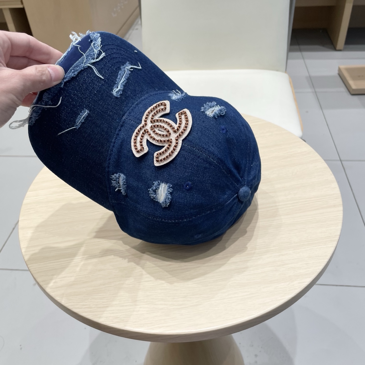 香奈儿CHANEL 新品牛仔棒球帽，小香经典简约，时尚休闲设计 跑量新品