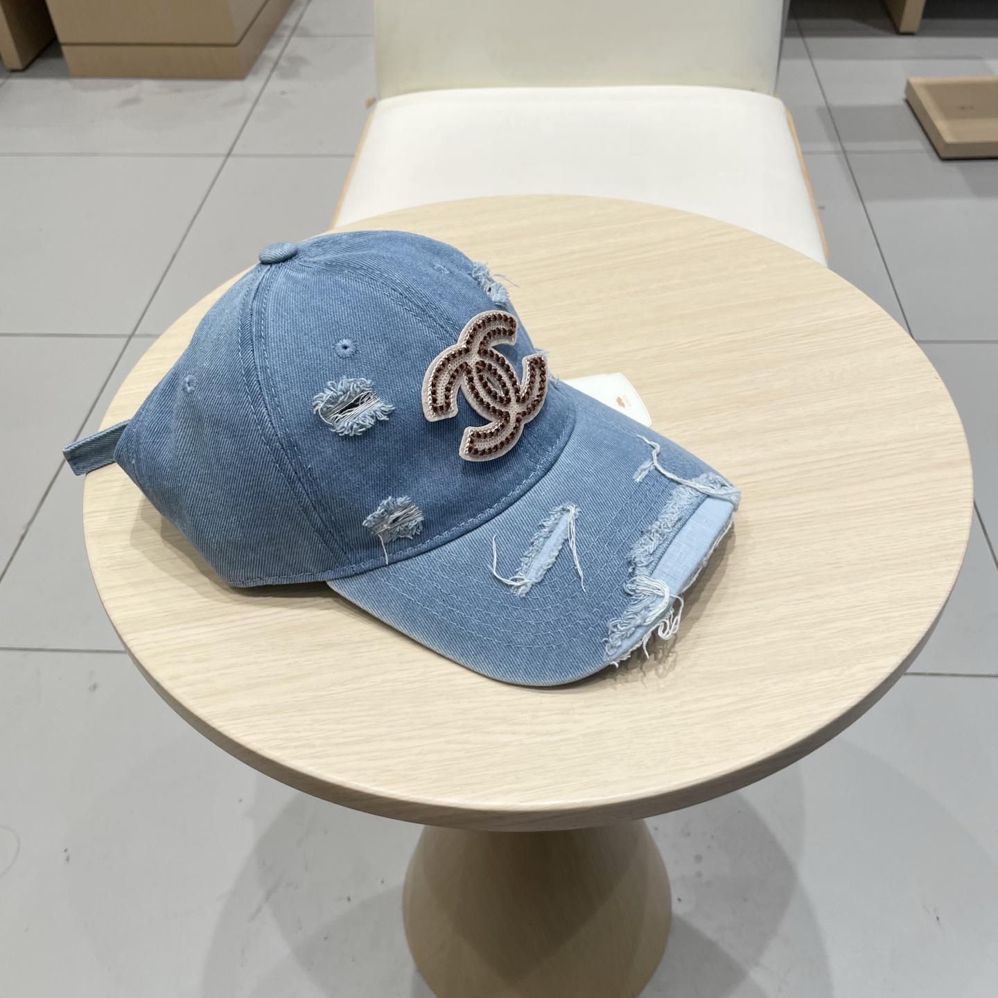 香奈儿CHANEL 新品牛仔棒球帽，小香经典简约，时尚休闲设计 跑量新品