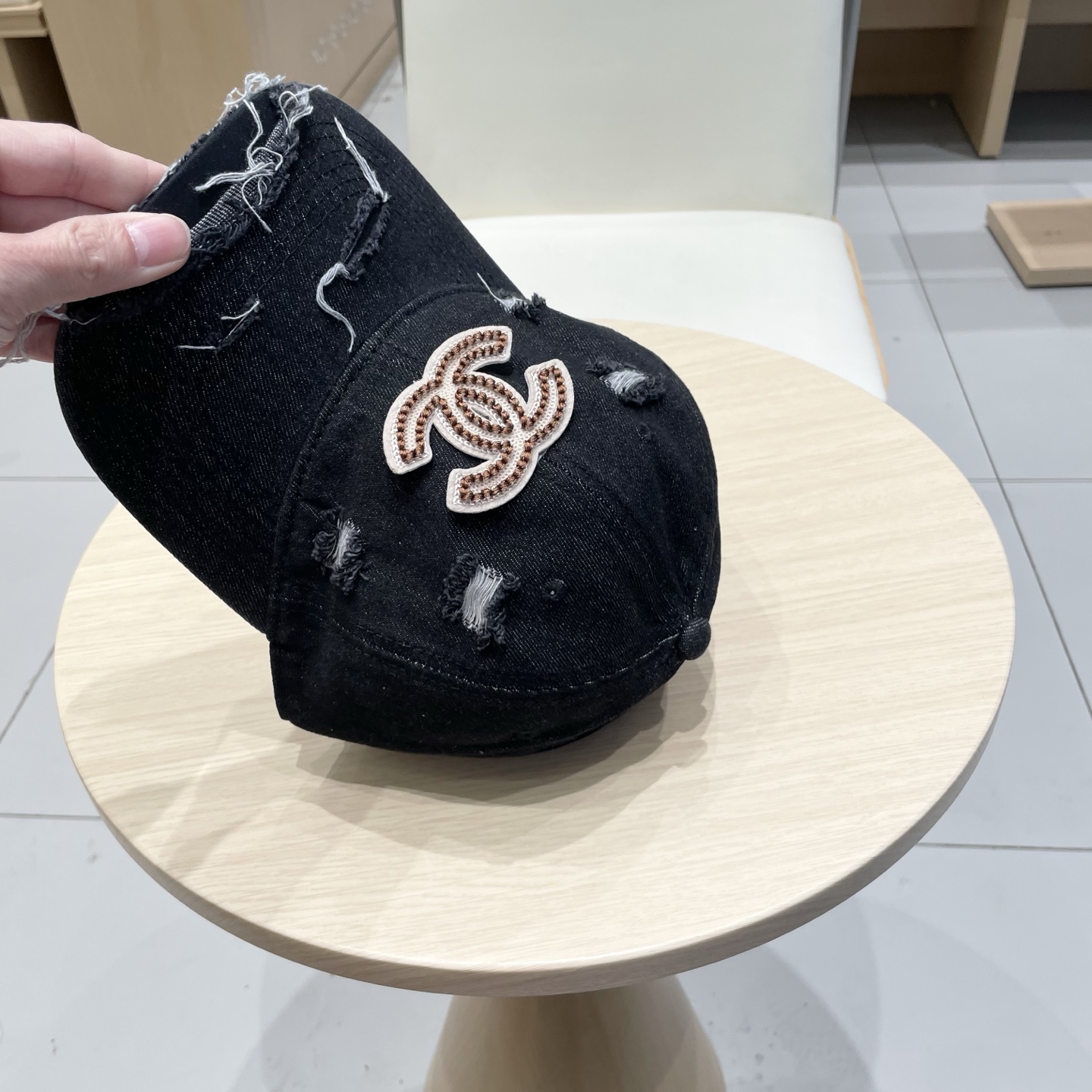 香奈儿CHANEL 新品牛仔棒球帽，小香经典简约，时尚休闲设计 跑量新品