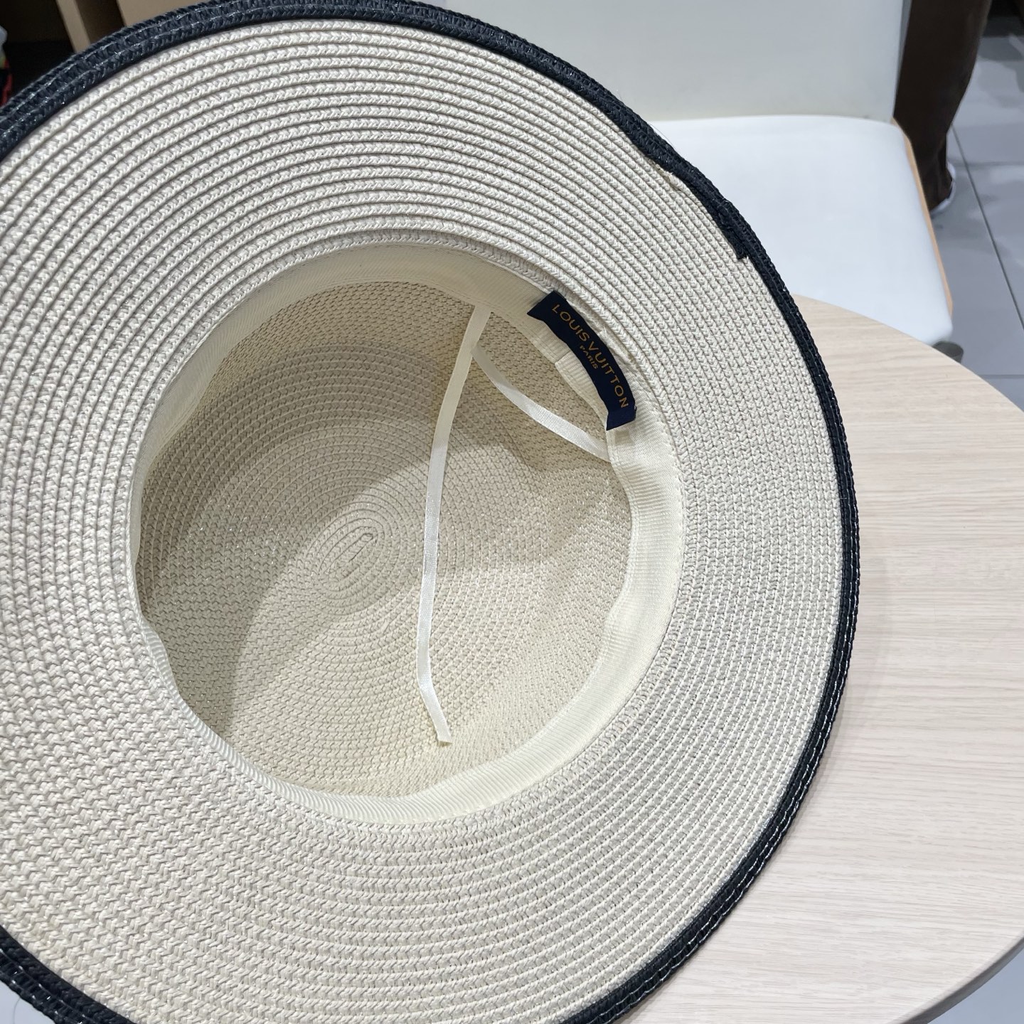 LV路易威登新款草帽，平顶礼帽，头围57cm