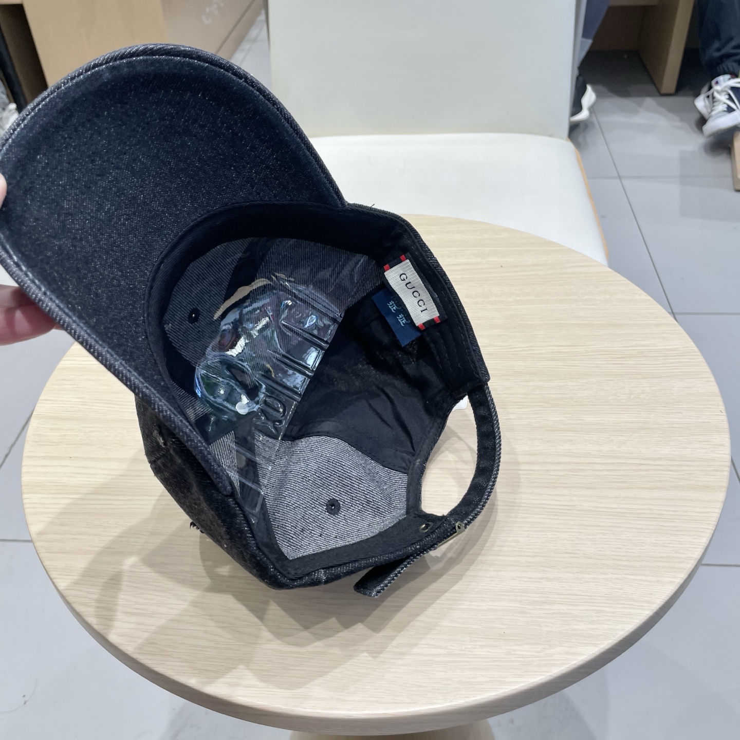 GUCCI古奇 2026专柜新款洗水牛仔棒球帽，很潮！休闲运动款，经典制作，超级好搭衣服！