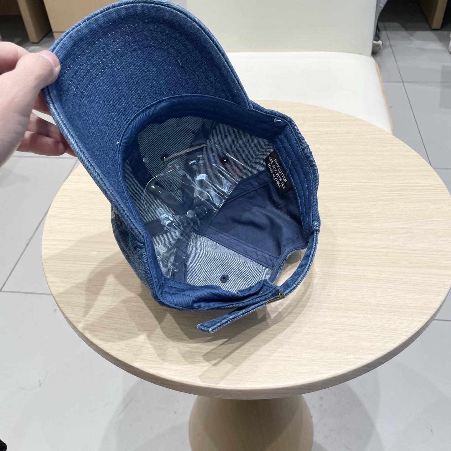  普拉达Prada新款牛仔棒球帽 鸭舌帽，戏水牛仔帽，头围57cm