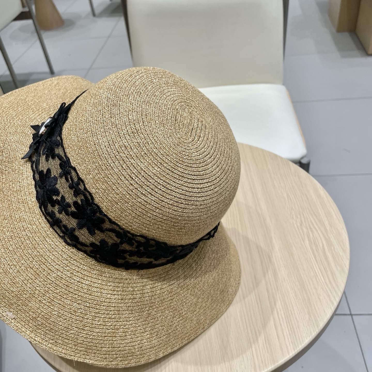  Chanel香奈儿新款夏季遮阳帽子女款蕾丝轻奢风细草帽海边沙滩休闲百搭防晒帽子