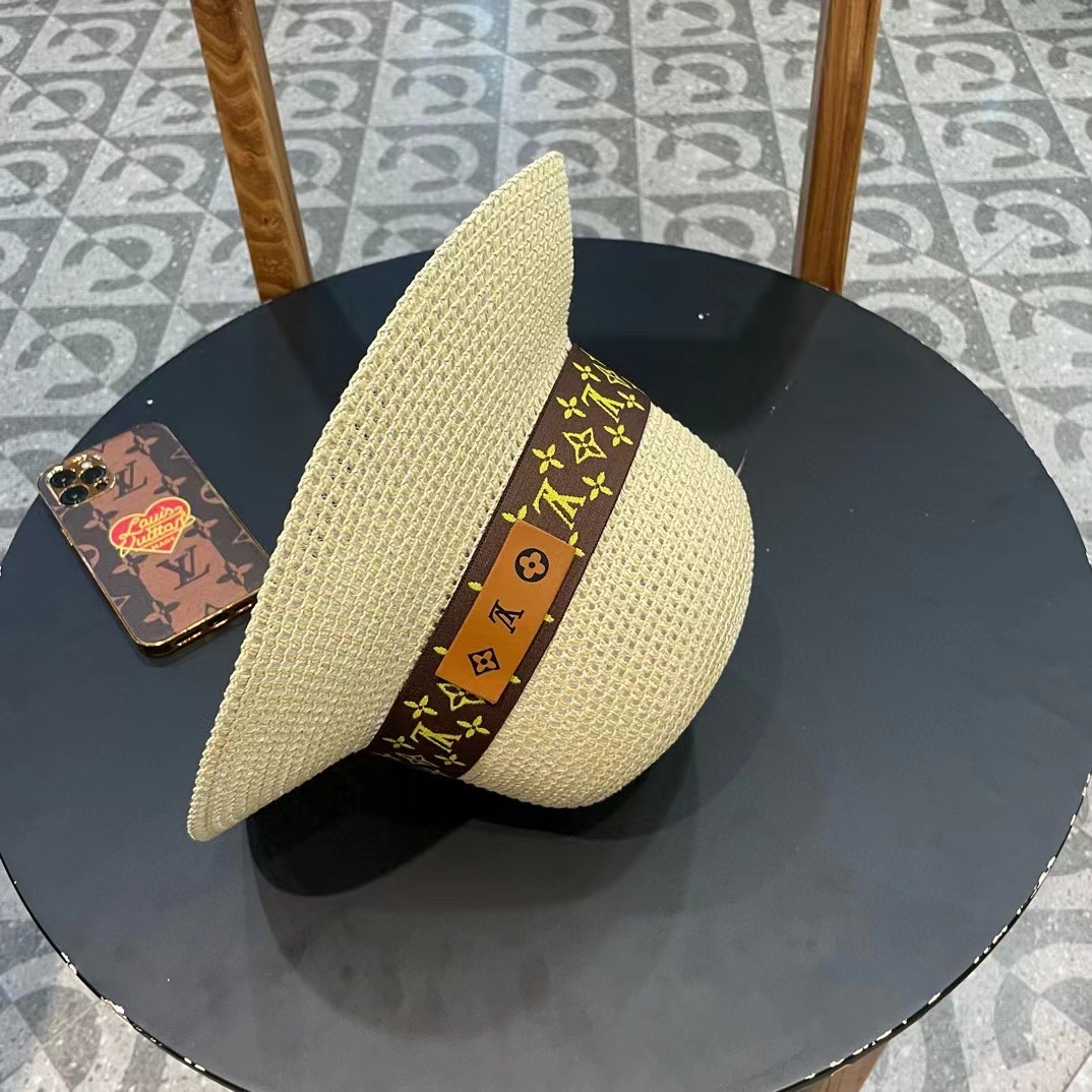 塞琳celien新款草帽，平顶水桶礼帽，头围57cm