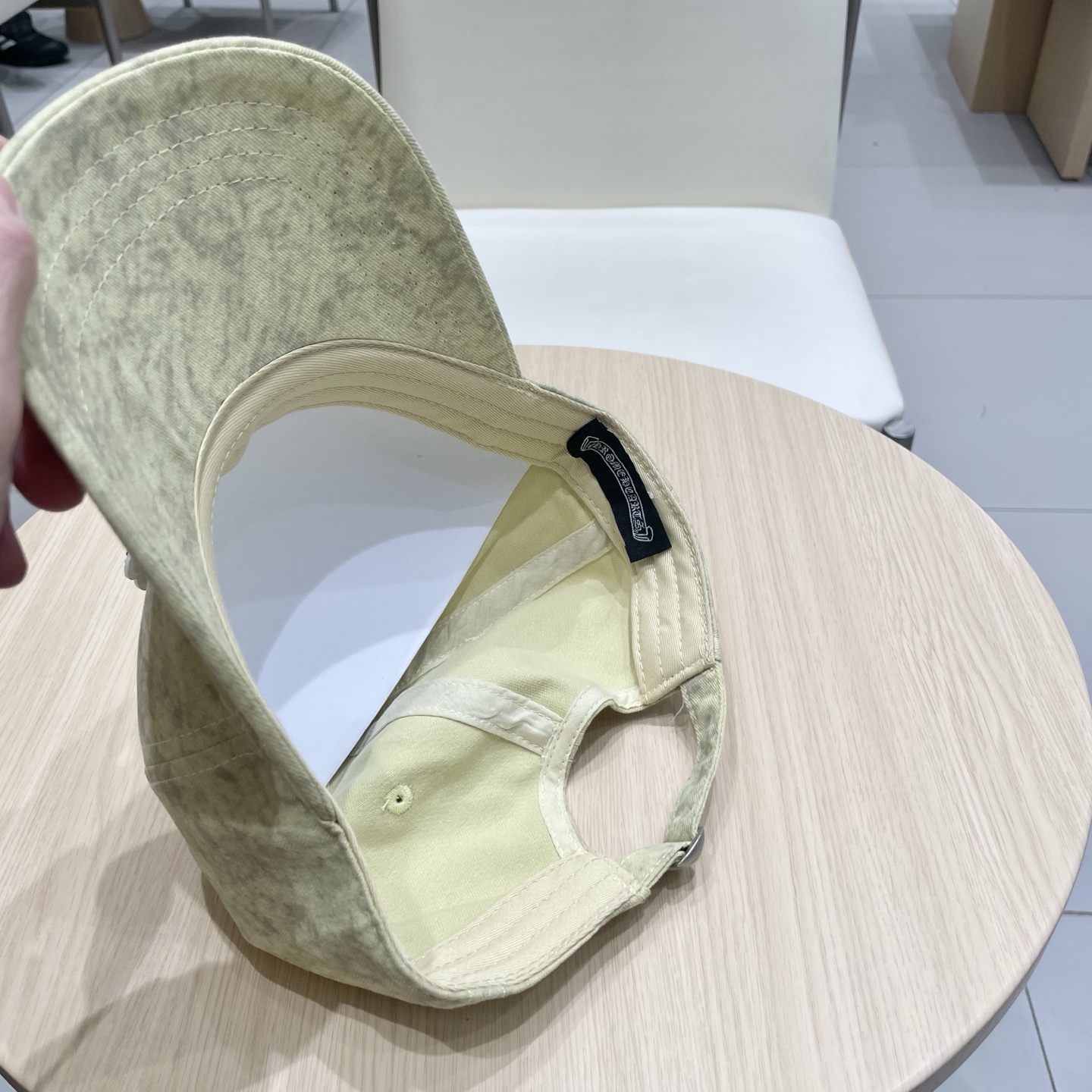  克罗心复古水洗灰皮标十字架棒球帽子休闲防晒男女遮阳帽情侣街头鸭舌帽