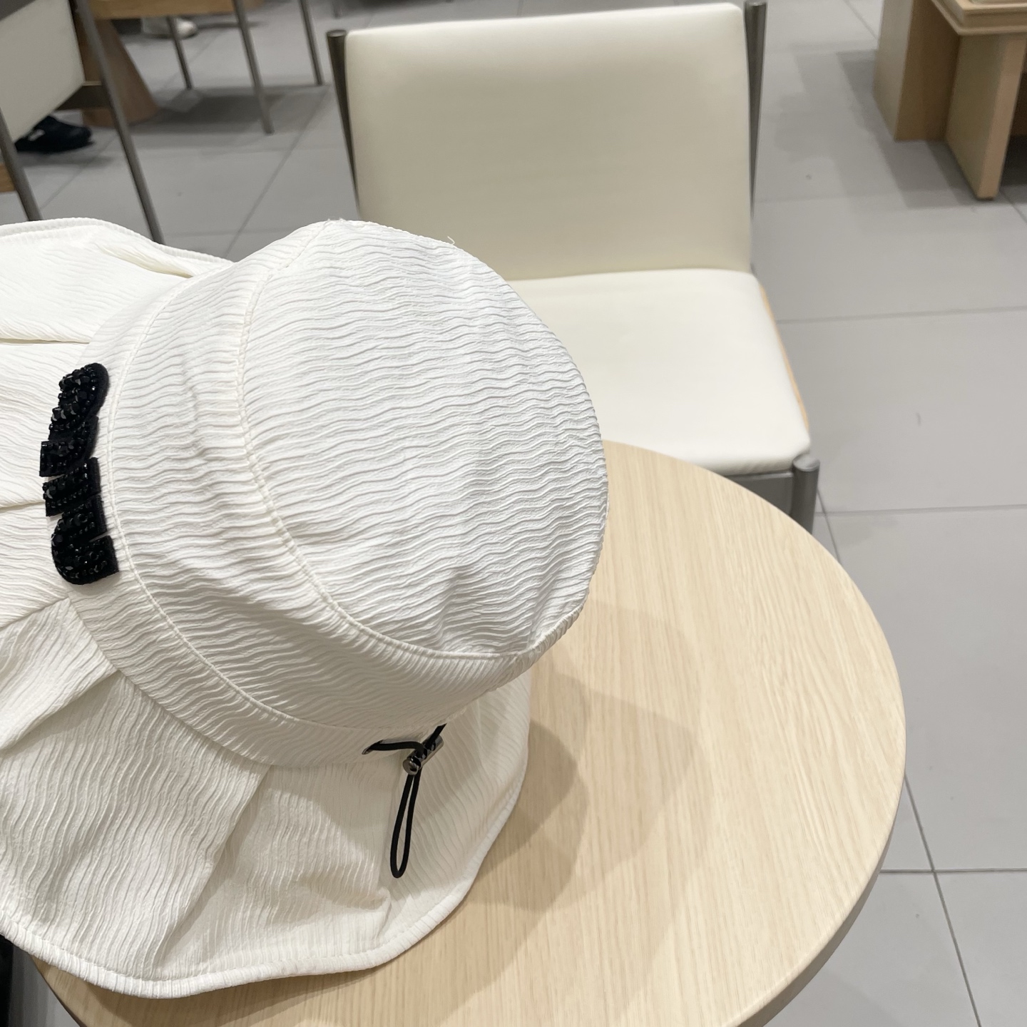   缪缪miumiu2025新款大帽檐防晒渔夫帽女夏季遮阳帽遮脸太阳帽户外出游显脸小