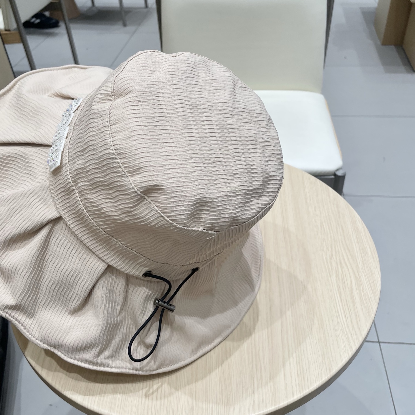   缪缪miumiu2025新款大帽檐防晒渔夫帽女夏季遮阳帽遮脸太阳帽户外出游显脸小