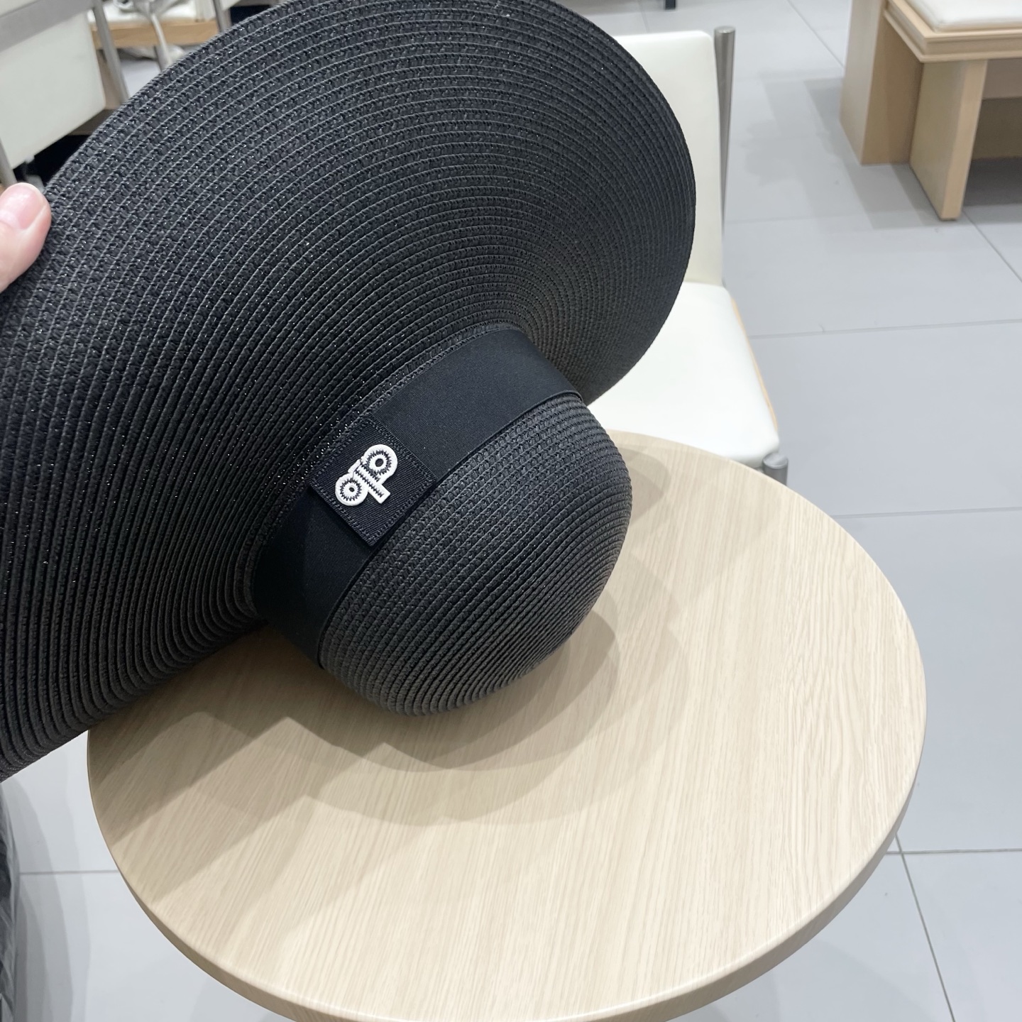  alo草帽圆顶大檐帽礼帽，遮阳草帽，头围57cm