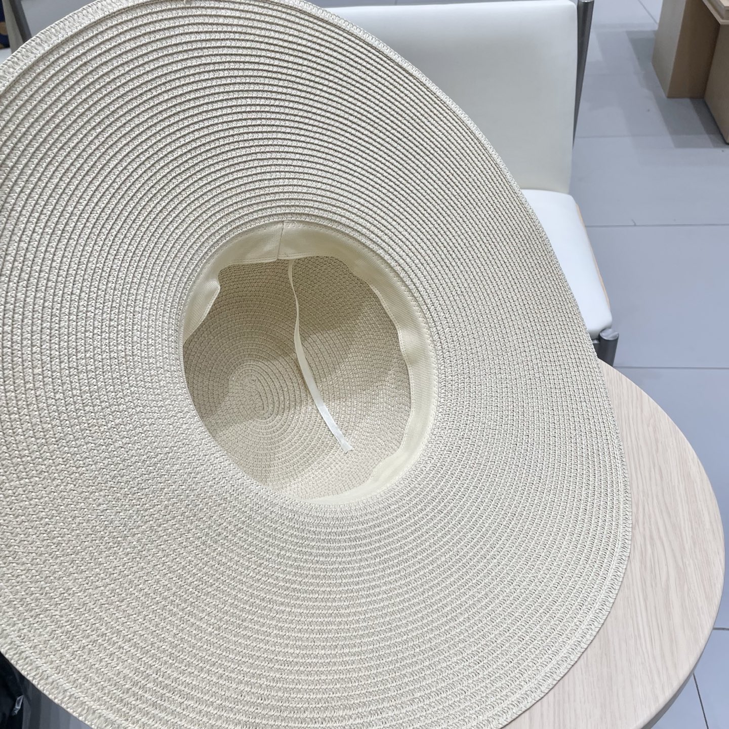  alo草帽圆顶大檐帽礼帽，遮阳草帽，头围57cm