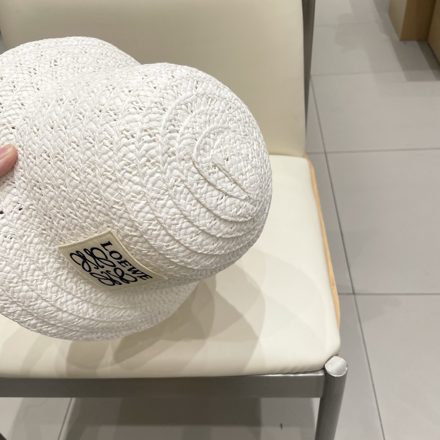  LOEWE罗意威新款草帽，纯手钩草帽，可折叠，出游必备单品，头围57cm