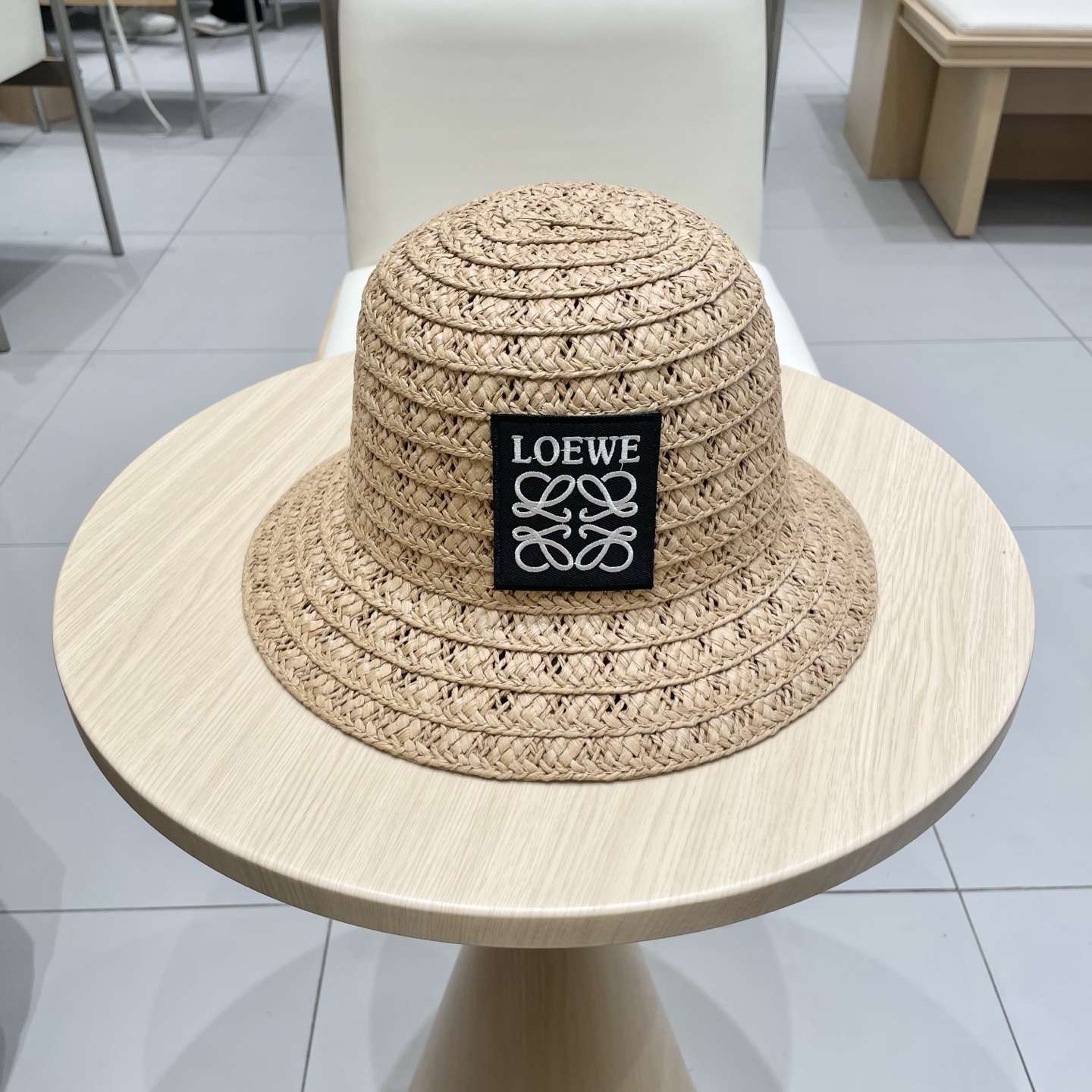  LOEWE罗意威新款草帽，纯手钩草帽，可折叠，出游必备单品，头围57cm