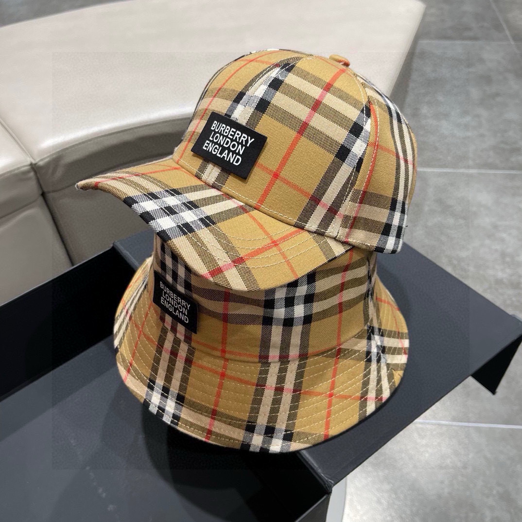  Burberry（巴宝莉）棒球帽，渔夫帽原单棒球帽， 专柜热卖款，暗纹骑士，11开模订制，帆布面料，纯