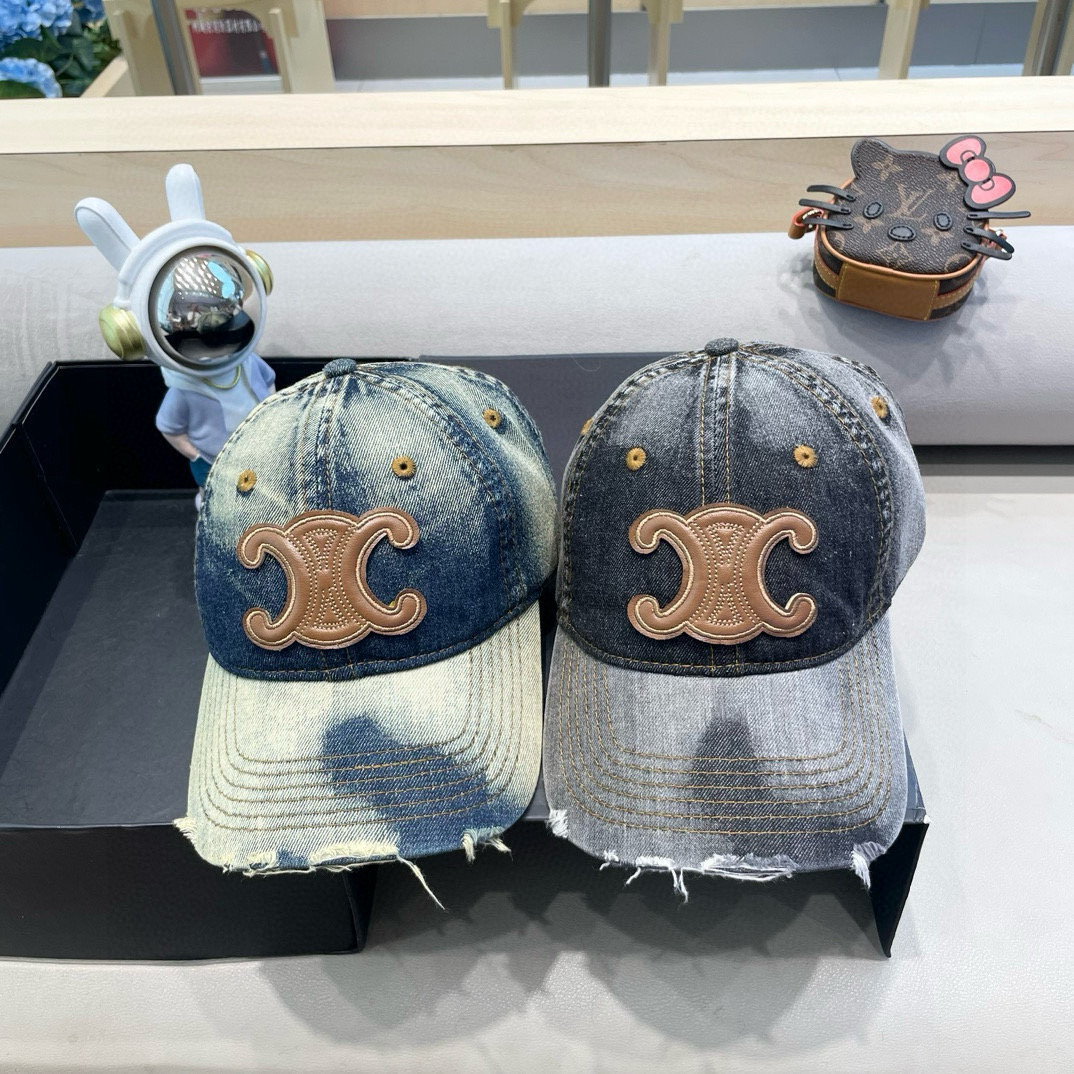  赛琳 CELINE 洗水棒球帽🧢 🔥新款棒球帽🧢，出街必备超好搭配，高品质 内标齐全，赶紧入手！