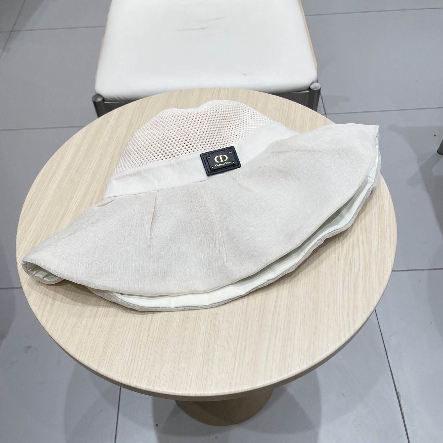 dior迪奥蝴蝶结防晒帽女2025新款防紫外线帽子旅行盆帽可折叠遮阳帽夏