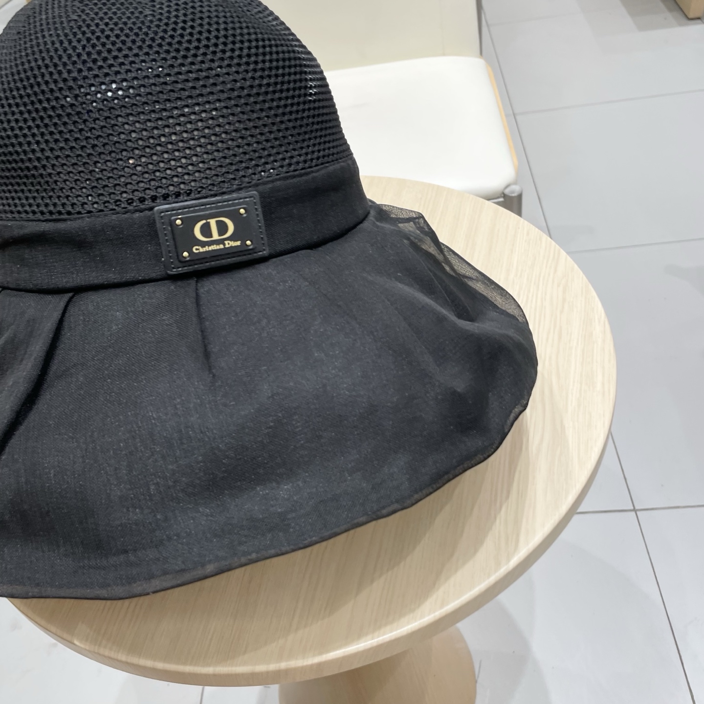 dior迪奥蝴蝶结防晒帽女2025新款防紫外线帽子旅行盆帽可折叠遮阳帽夏