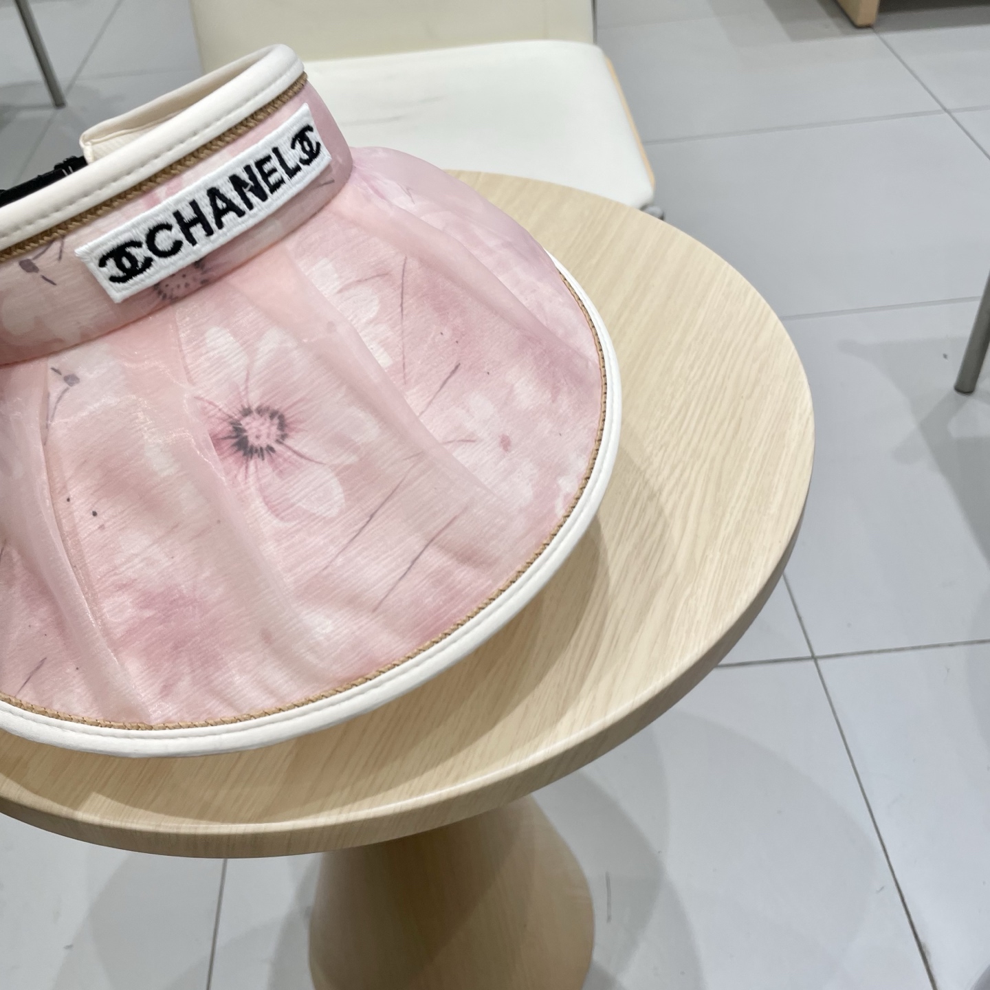 Chanel香奈儿新中式国风空顶防晒帽子女夏季大帽檐防紫外线遮阳帽显脸小太阳帽