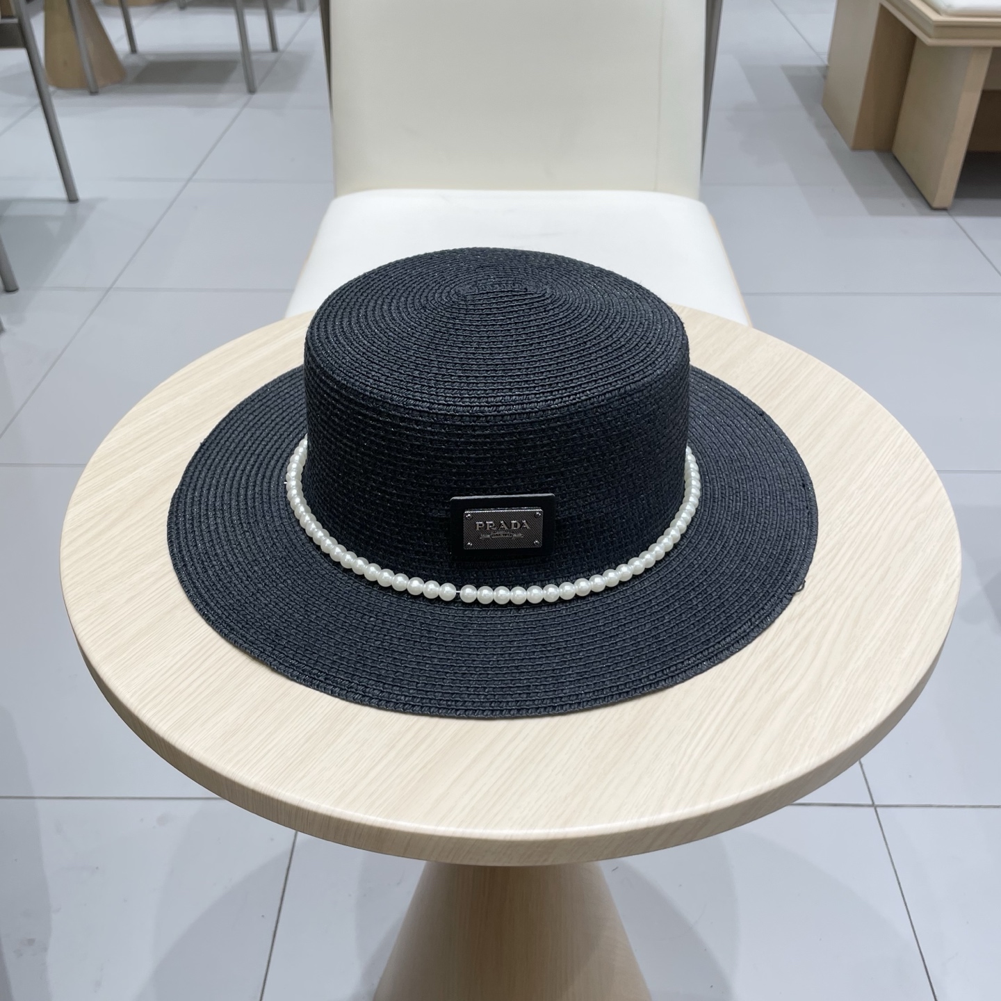  普拉达Prada新款礼帽，遮阳草帽，头围57cm