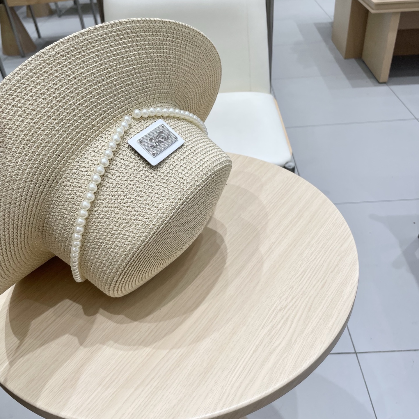 普拉达Prada新款礼帽，遮阳草帽，头围57cm