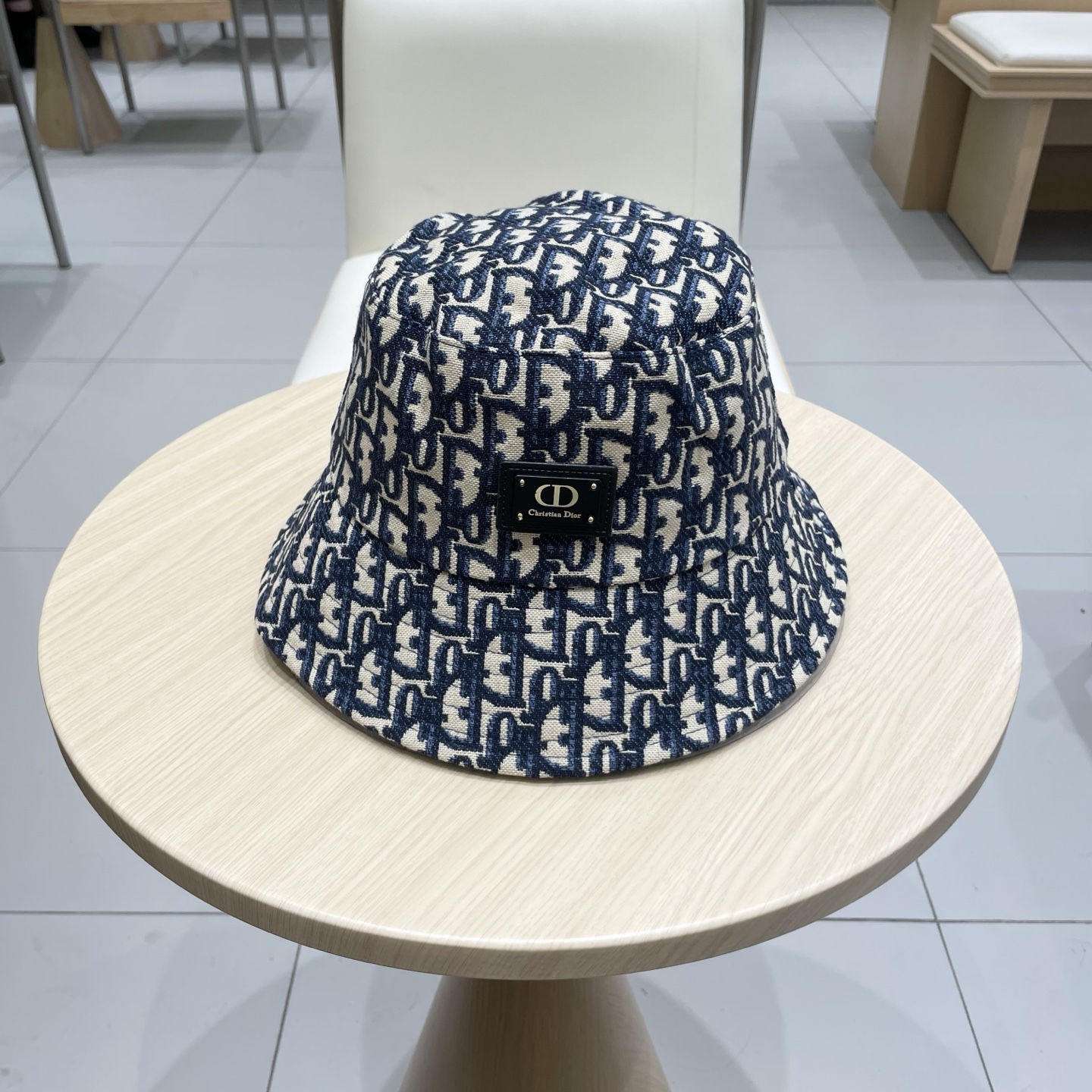  原单品质  迪奥DIOR】官网同步上线 韩版新款英式运动款重工定制款11原单品质 男女通用渔夫帽 绵麻