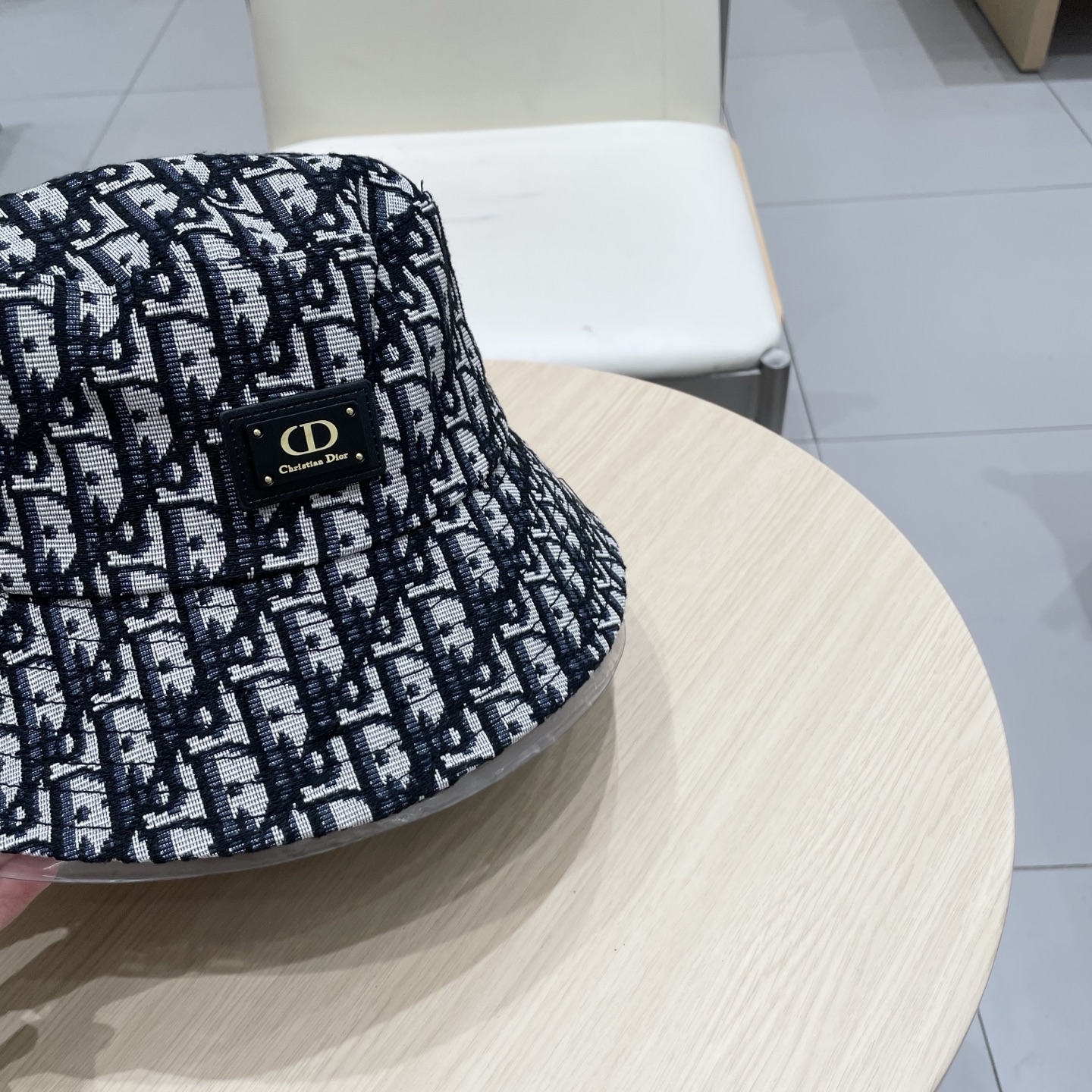  原单品质  迪奥DIOR】官网同步上线 韩版新款英式运动款重工定制款11原单品质 男女通用渔夫帽 绵麻
