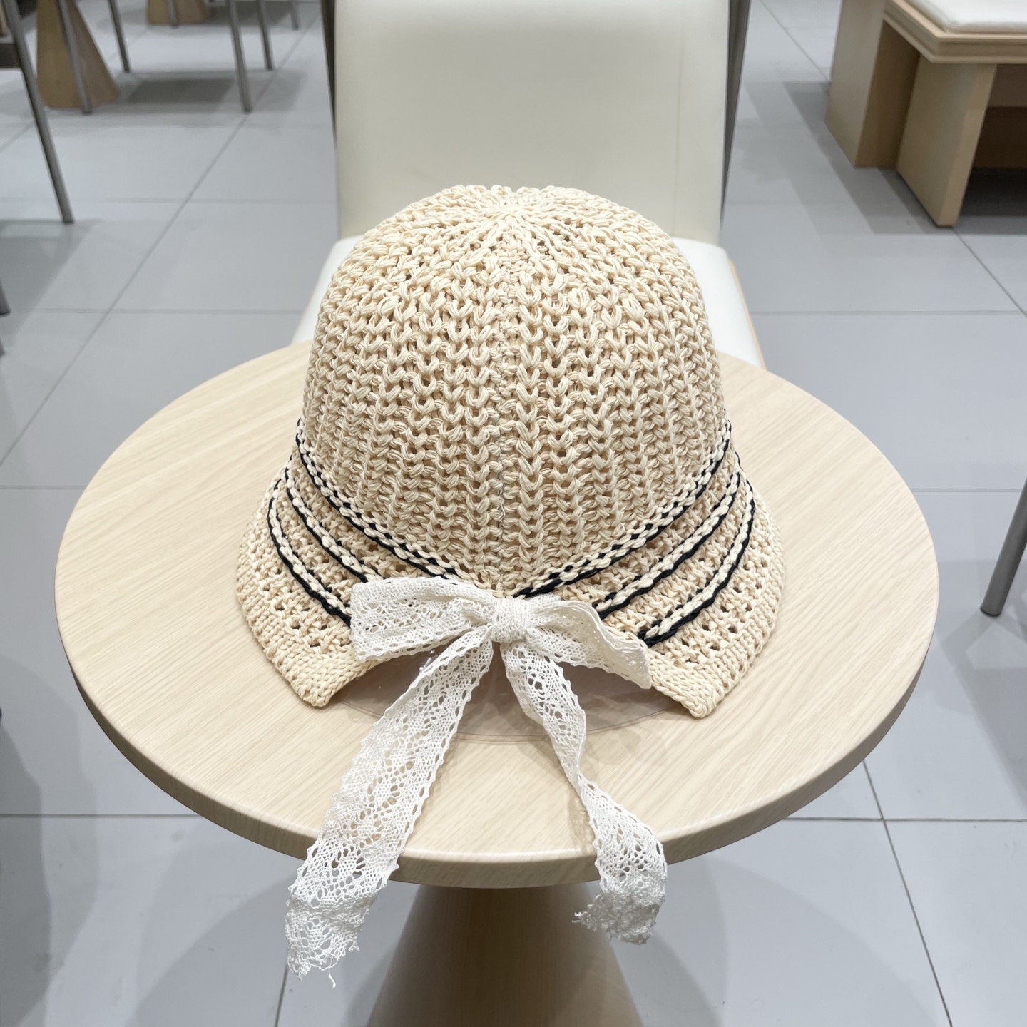  塞琳celine2025年新款时尚渔夫帽女夏季百搭草帽编织防晒帽子