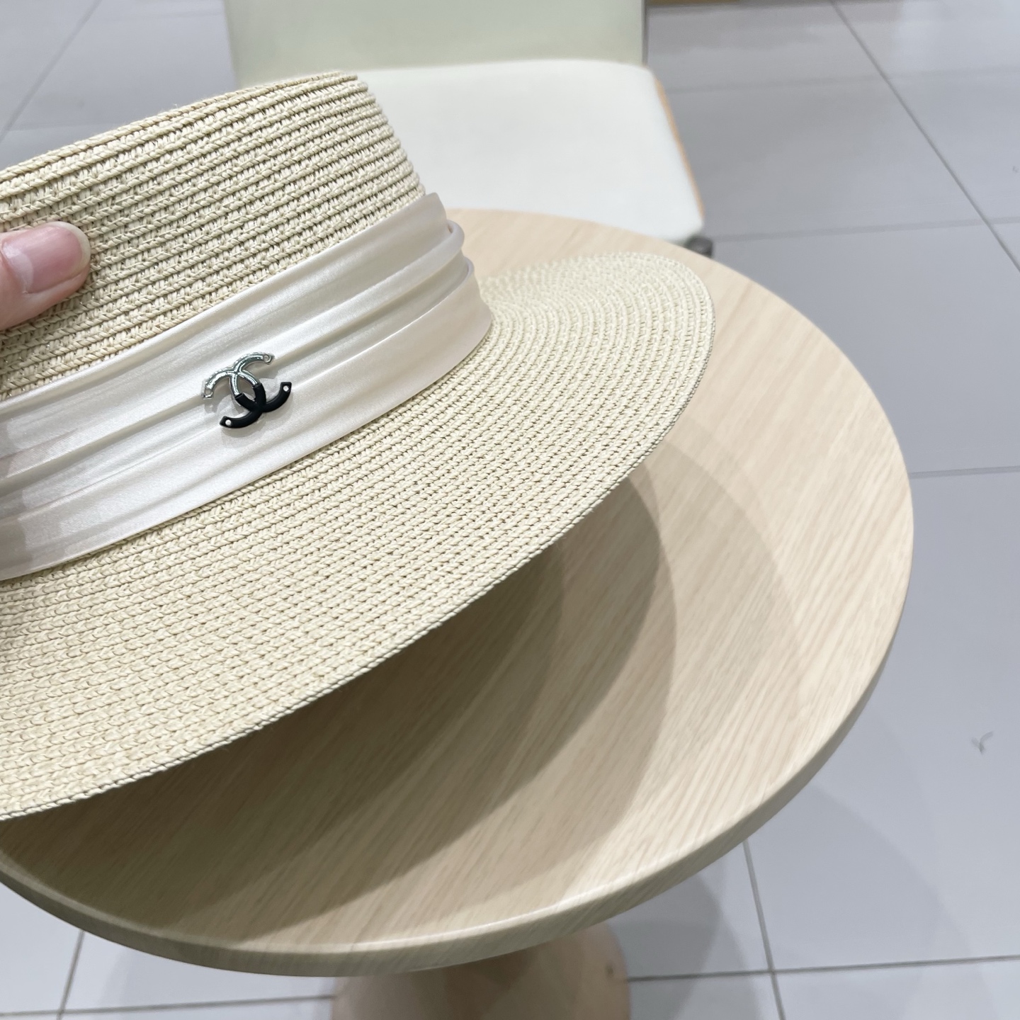  Chanel香奈儿新款草帽，名媛风遮阳帽，头围57cm