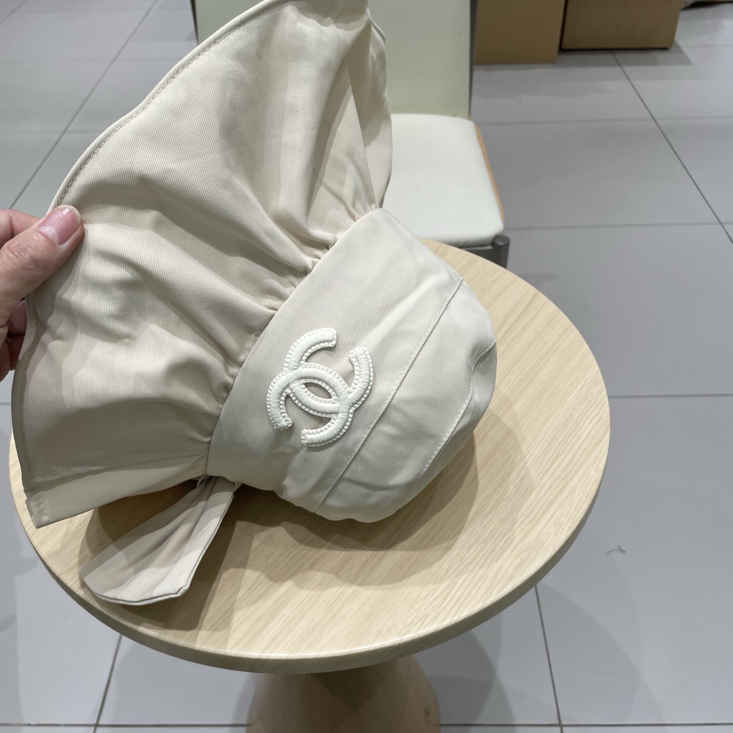  chanel渔夫帽百搭防晒渔夫帽女夏季文艺风休闲蝴蝶结新款遮阳帽显脸小韩版帽子
