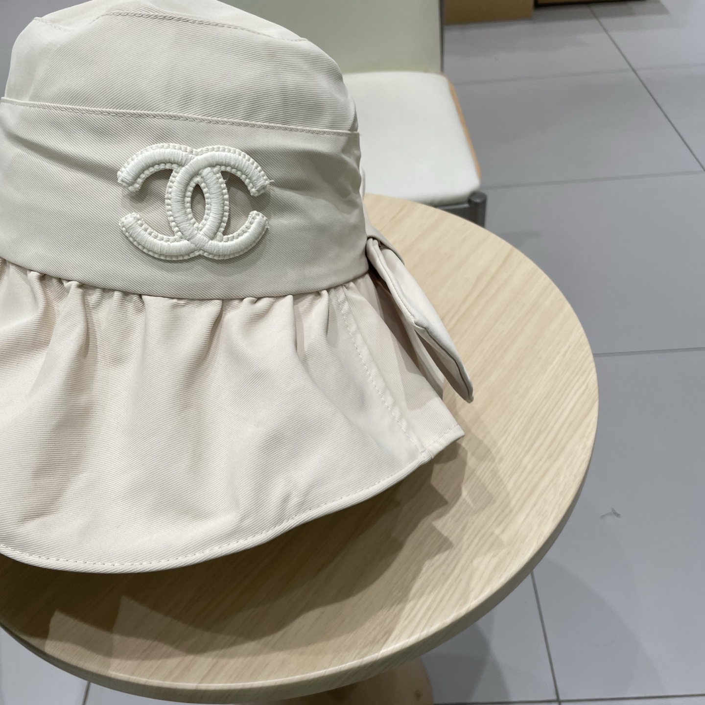  chanel渔夫帽百搭防晒渔夫帽女夏季文艺风休闲蝴蝶结新款遮阳帽显脸小韩版帽子