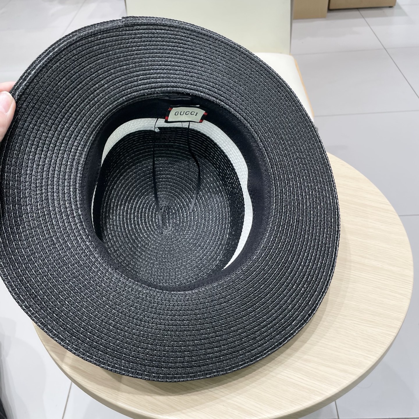  gucci古奇新款平顶草帽，高级定制，名媛风，细节待上，夏季防晒防紫外线，出行必备，百搭好看