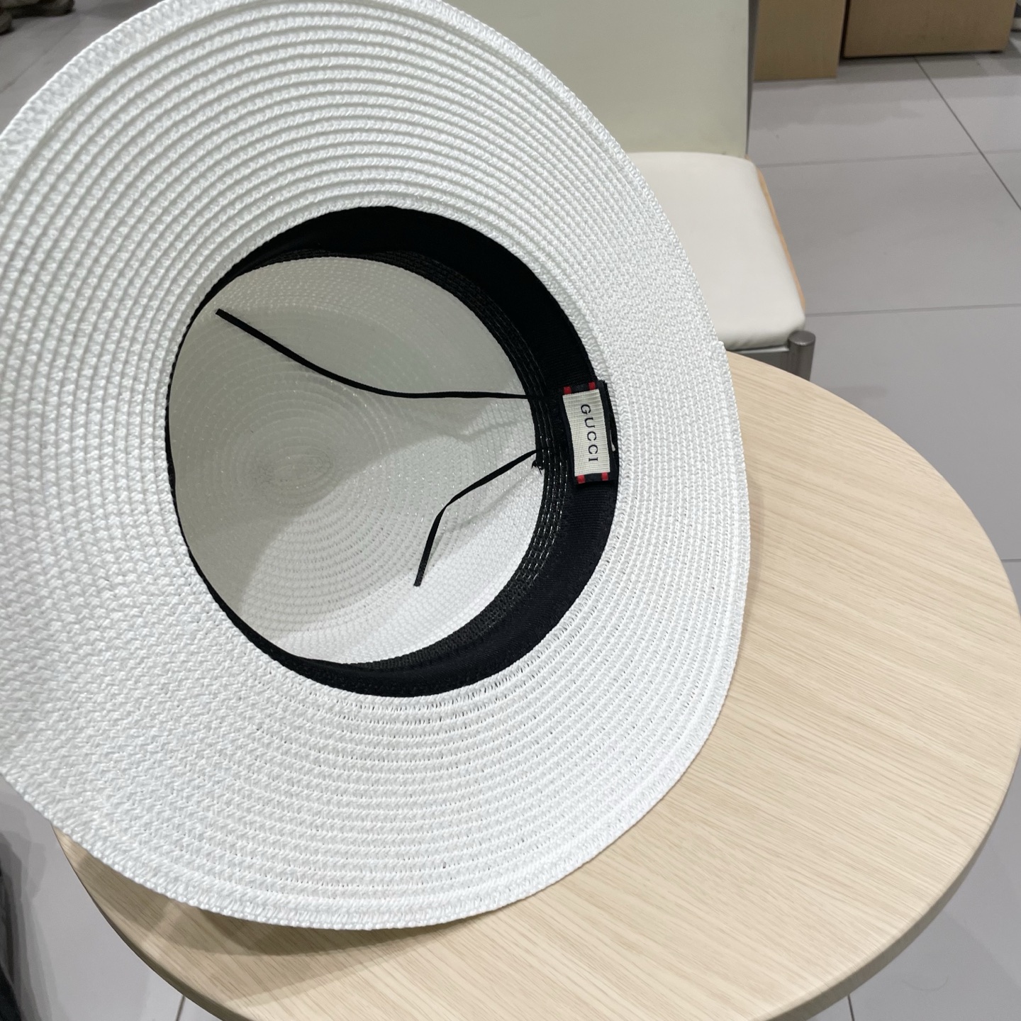  gucci古奇新款平顶草帽，高级定制，名媛风，细节待上，夏季防晒防紫外线，出行必备，百搭好看