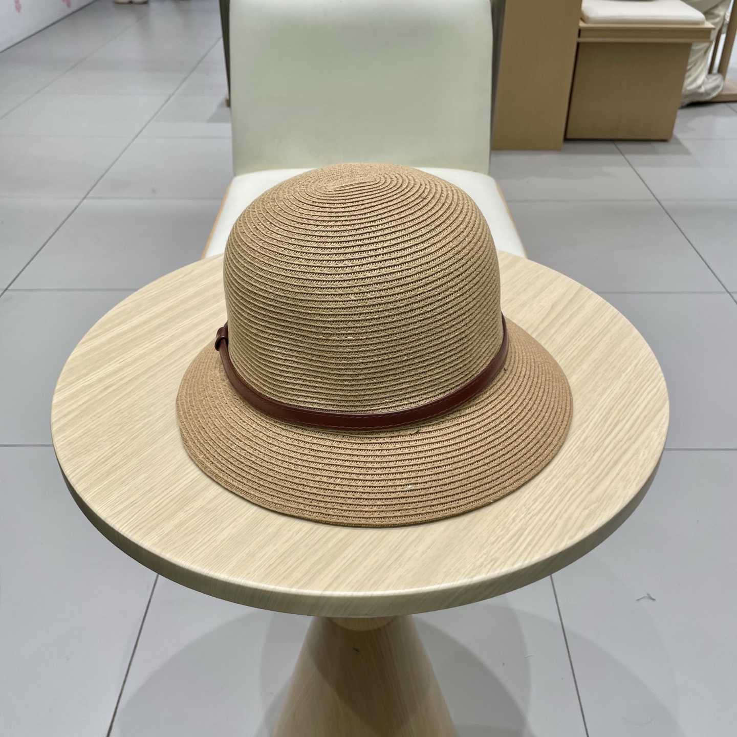  DIOR迪奥法式圆顶草帽女夏季草编平沿礼帽出游度假海边沙滩遮阳防晒太阳帽圆顶